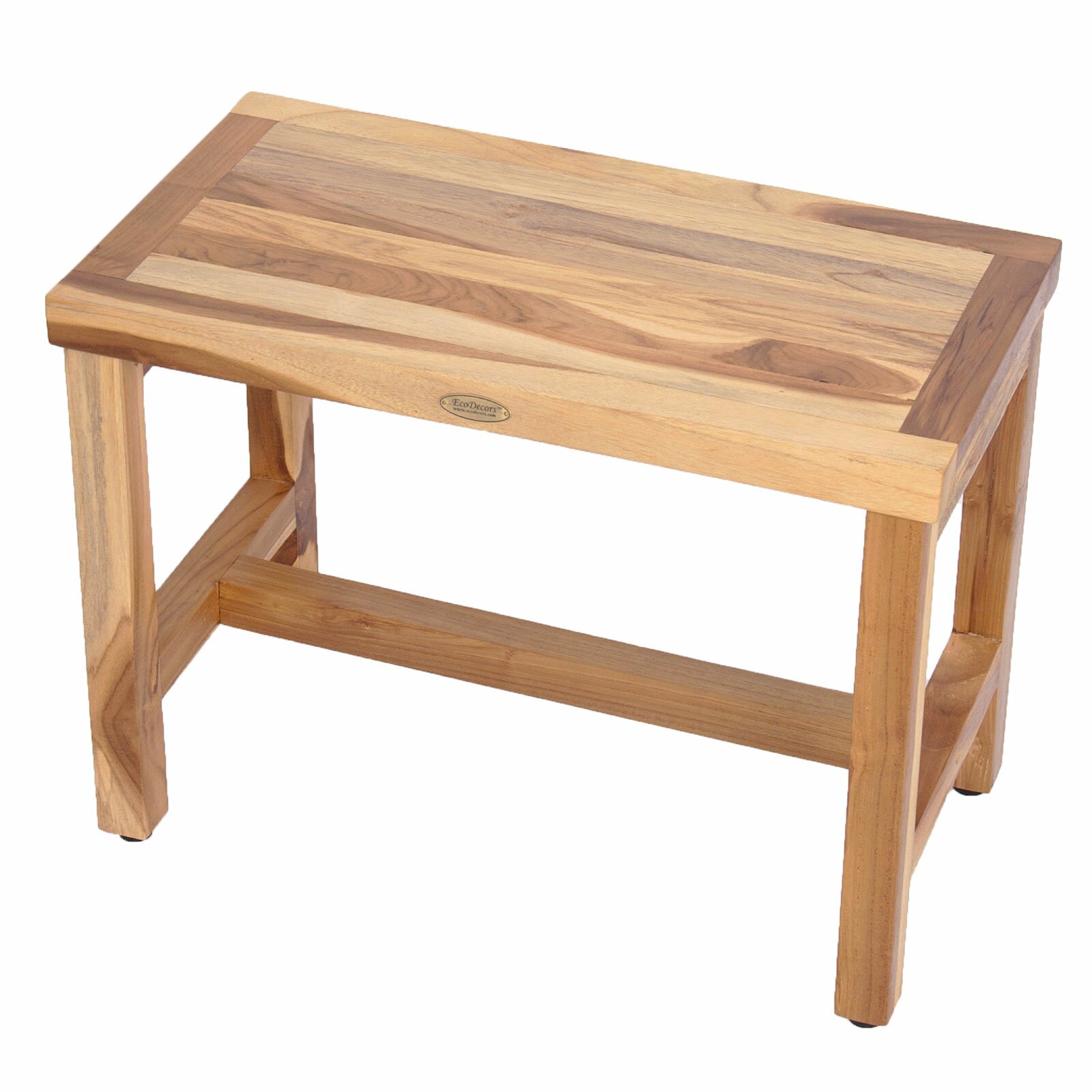 Earthy 24 Teak Shower Bench Wayfair   24 EcoDecors EarthyTeak%2525E2%252584%2525A2 Teak Shower Bench ED997 