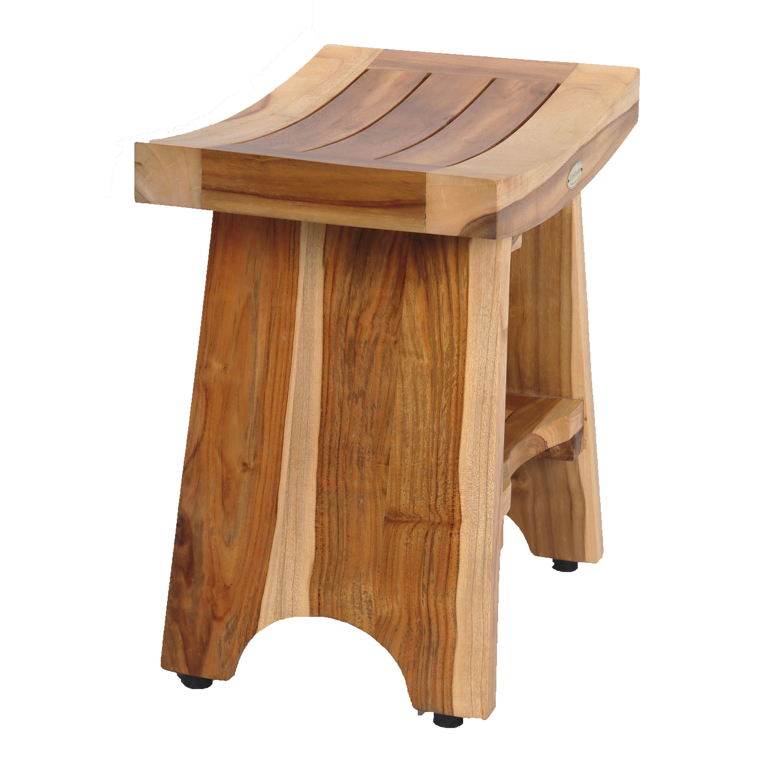 Teak Free Standing Shower Bench Wayfair