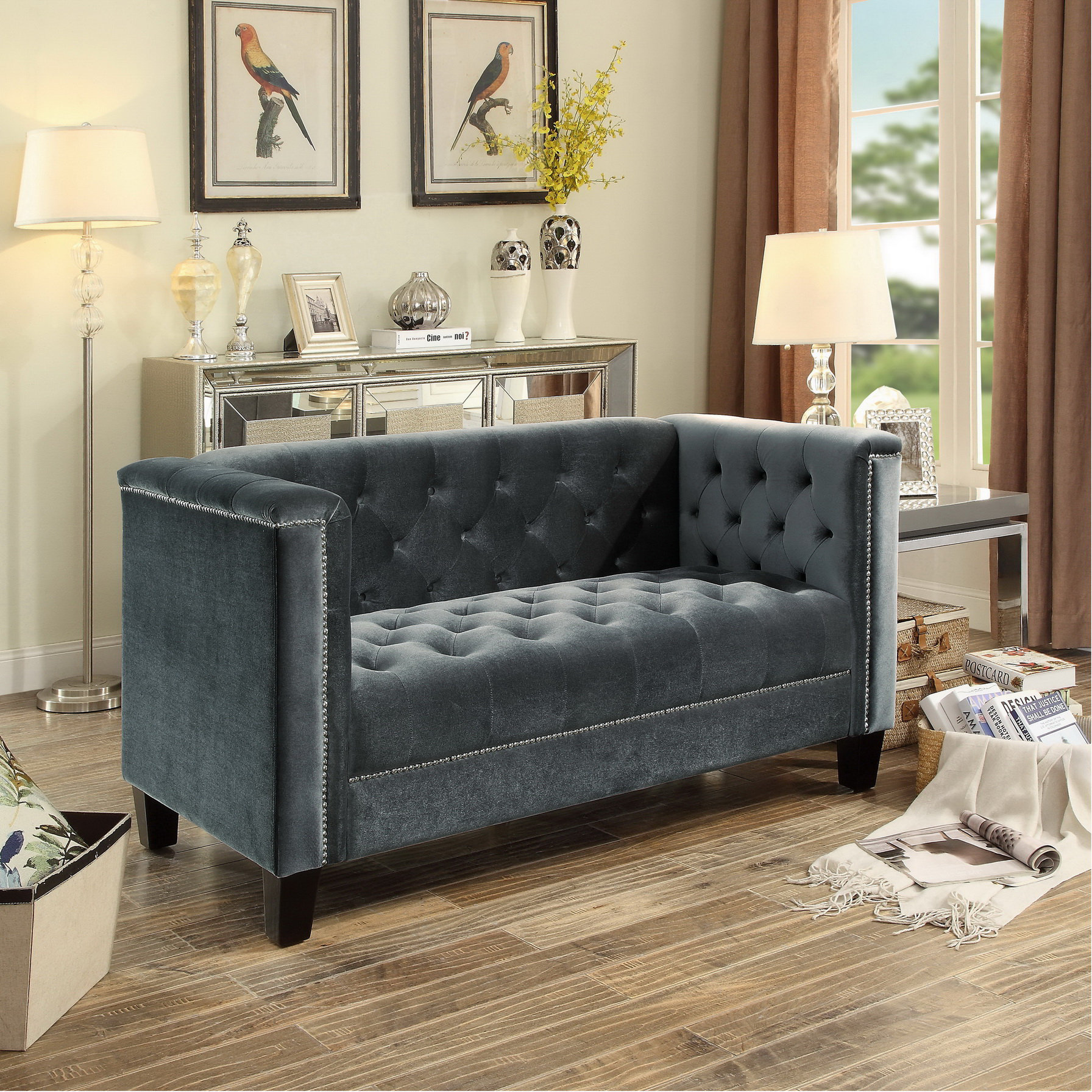 Rosemary Tufted Loveseat Wayfair