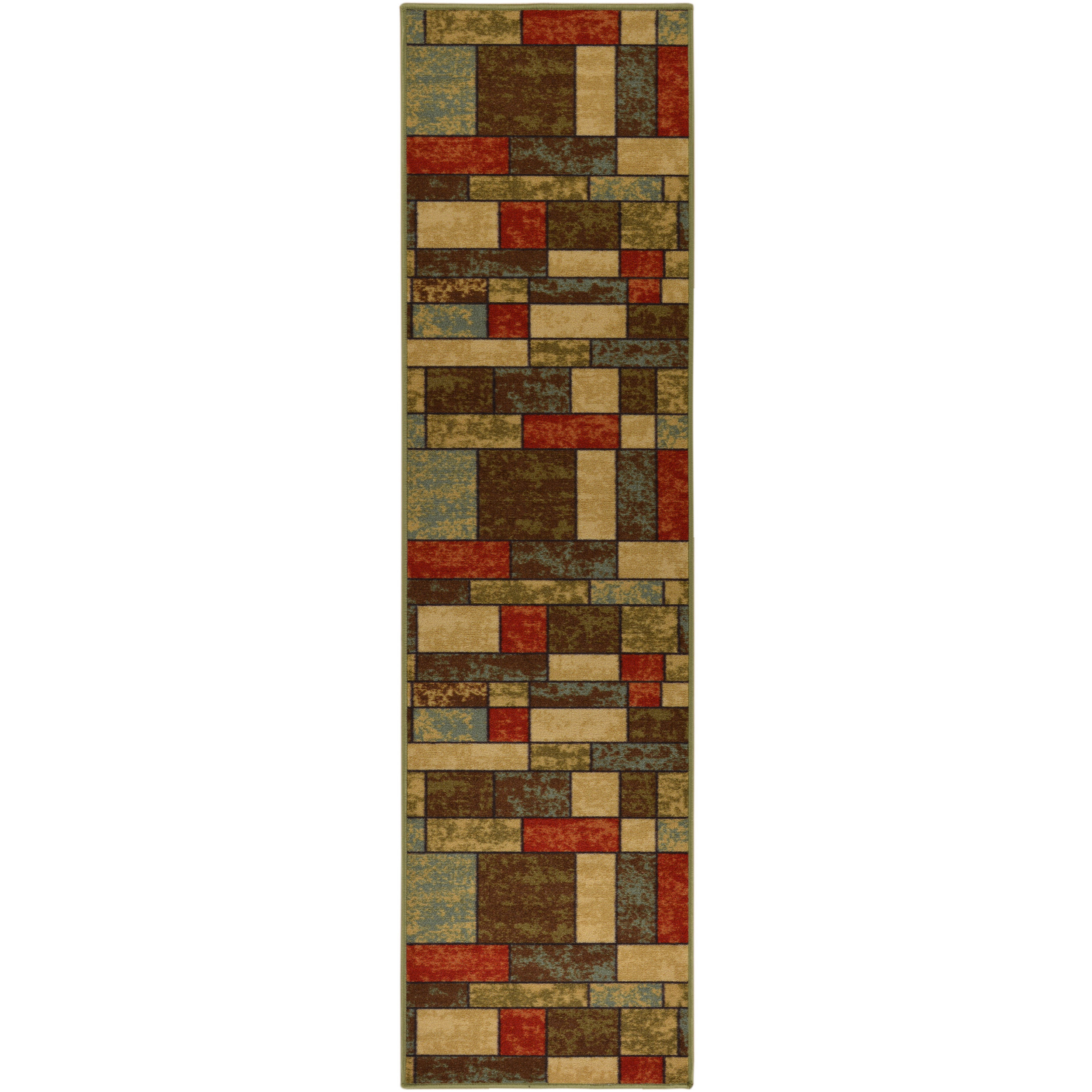 Rockport Brown/Red Area Rug Wayfair