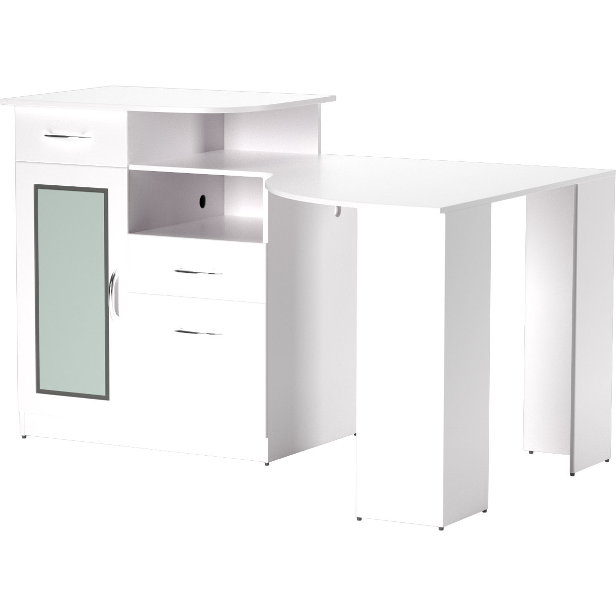 Latitude Run Wilmot Corner Desk & Reviews Wayfair
