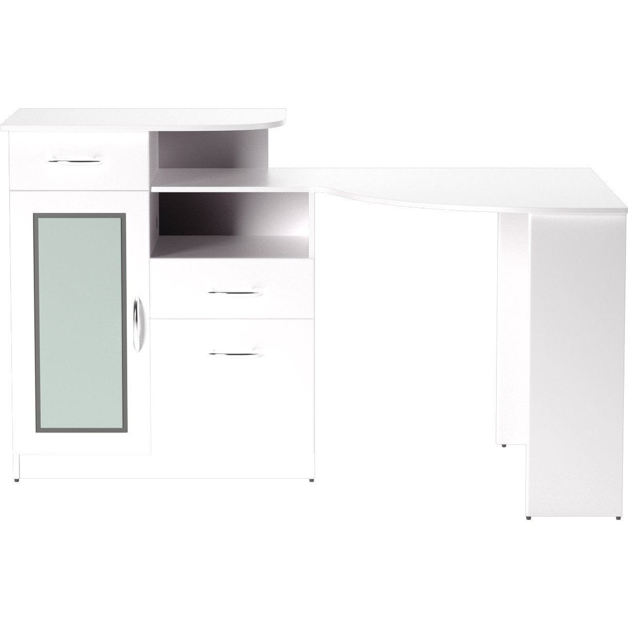 Latitude Run Wilmot Corner Desk & Reviews Wayfair