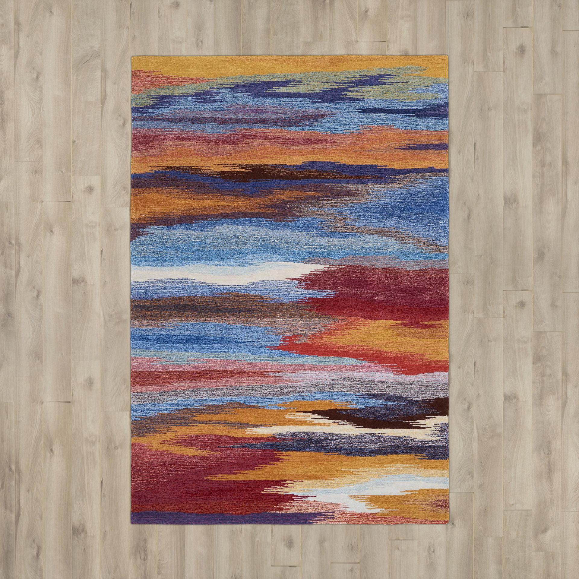 Akuna HandTufted Sunset Area Rug Wayfair