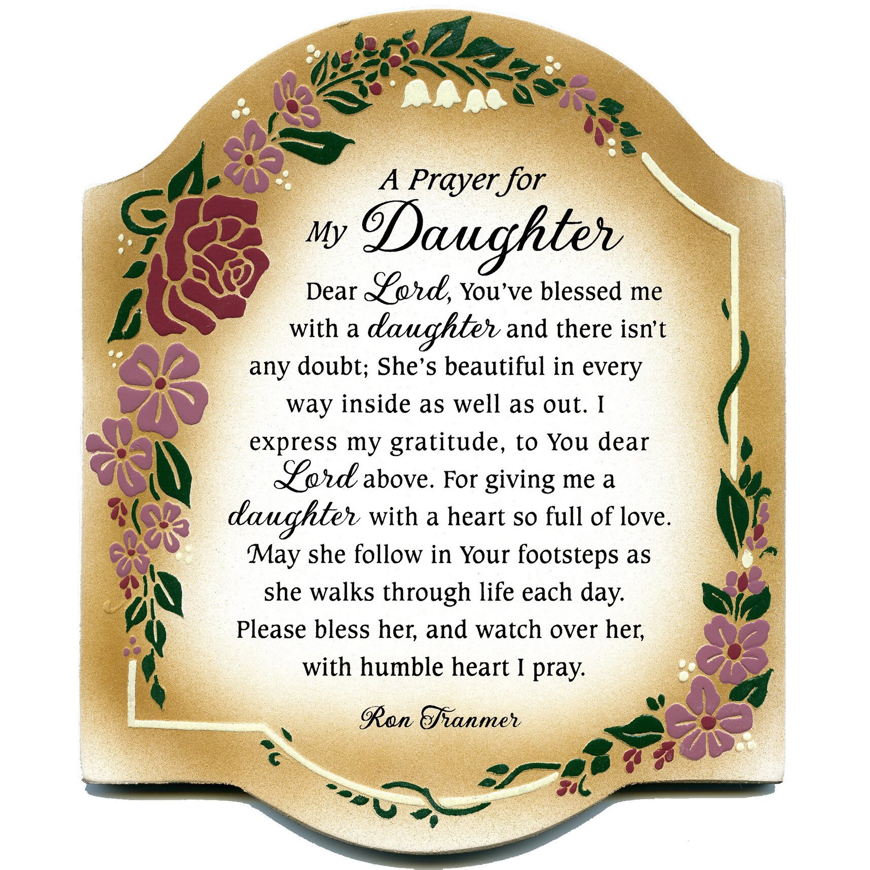 Simple Expressions "Prayer..My Daughter" Textual Art Plaque | Wayfair