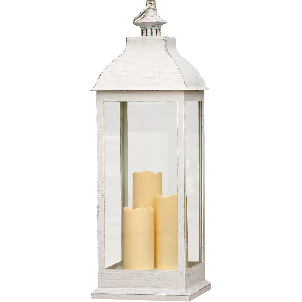 Avalon Triple Pillar LED Candle Lantern Wayfair