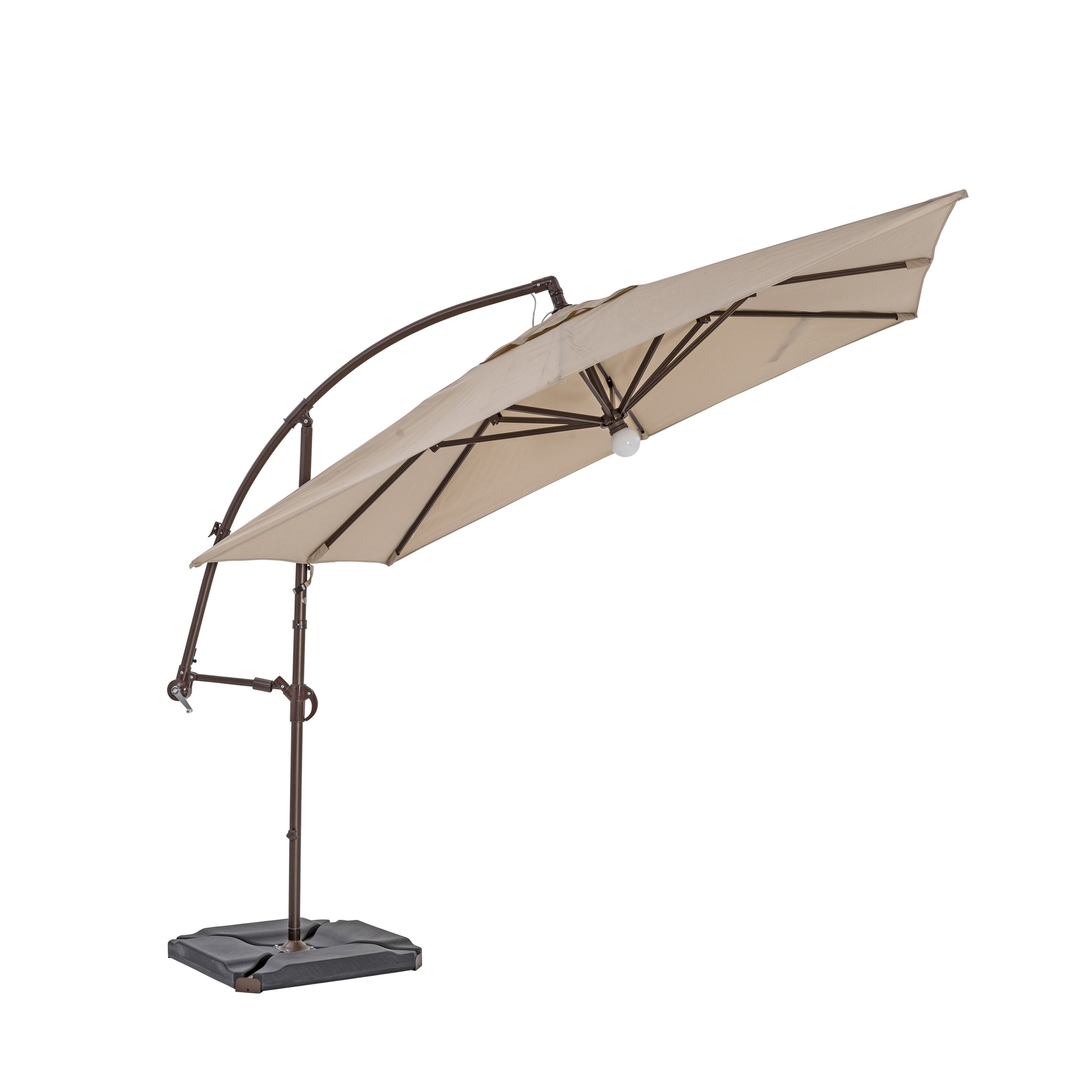 9' Square Cantilever Umbrella with Light Wayfair