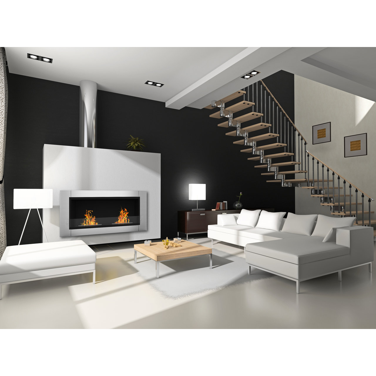 Fargo Ventless Wall Mount Bio Ethanol Fireplace Insert Wayfair