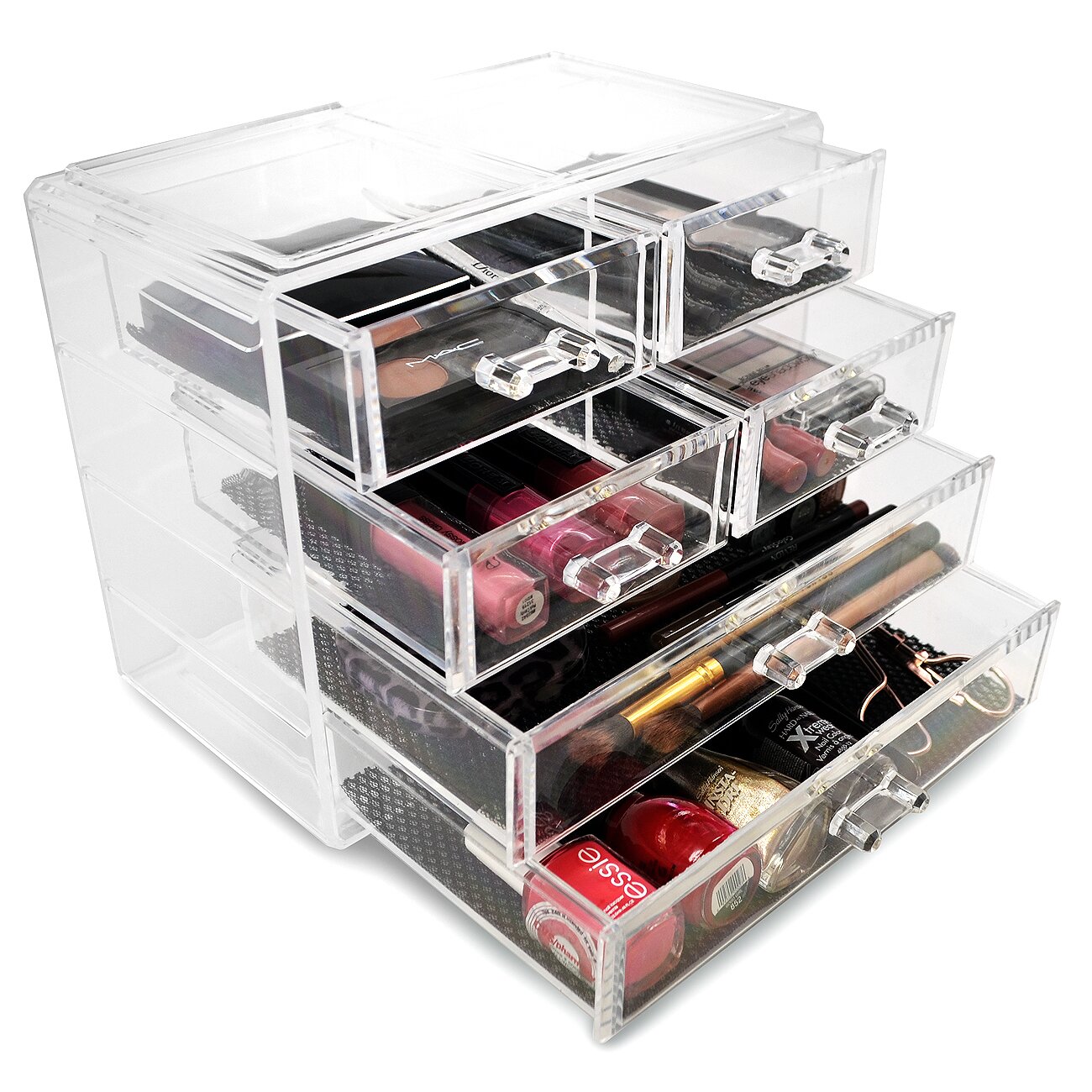 Sorbus Acrylic 4 Drawer Makeup Organizer with Removable Drawers