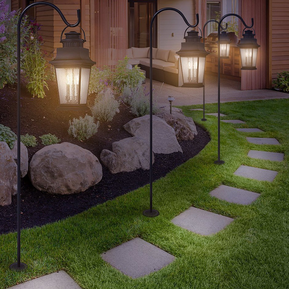 Shepherd's Hooks Solar Light Garden Stake Wayfair