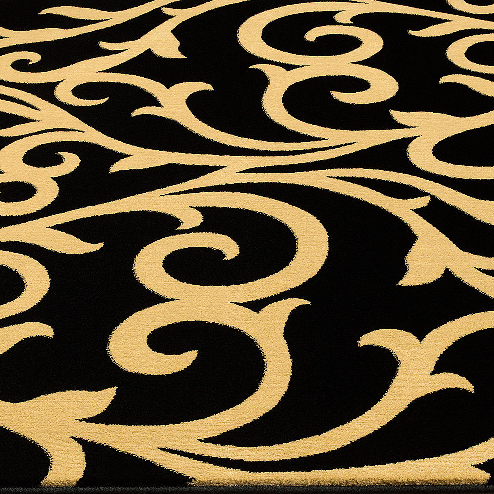 Black/Yellow Area Rug Wayfair.ca