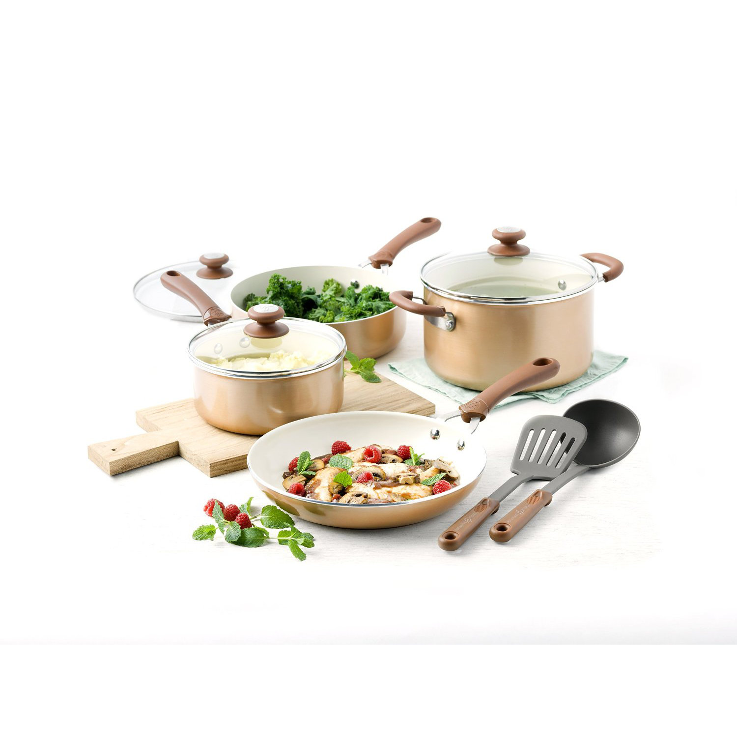 Trisha Yearwood 14Piece NonStick Cookware Set Wayfair