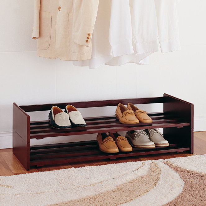 Stackable 2Tier Shoe Rack Wayfair