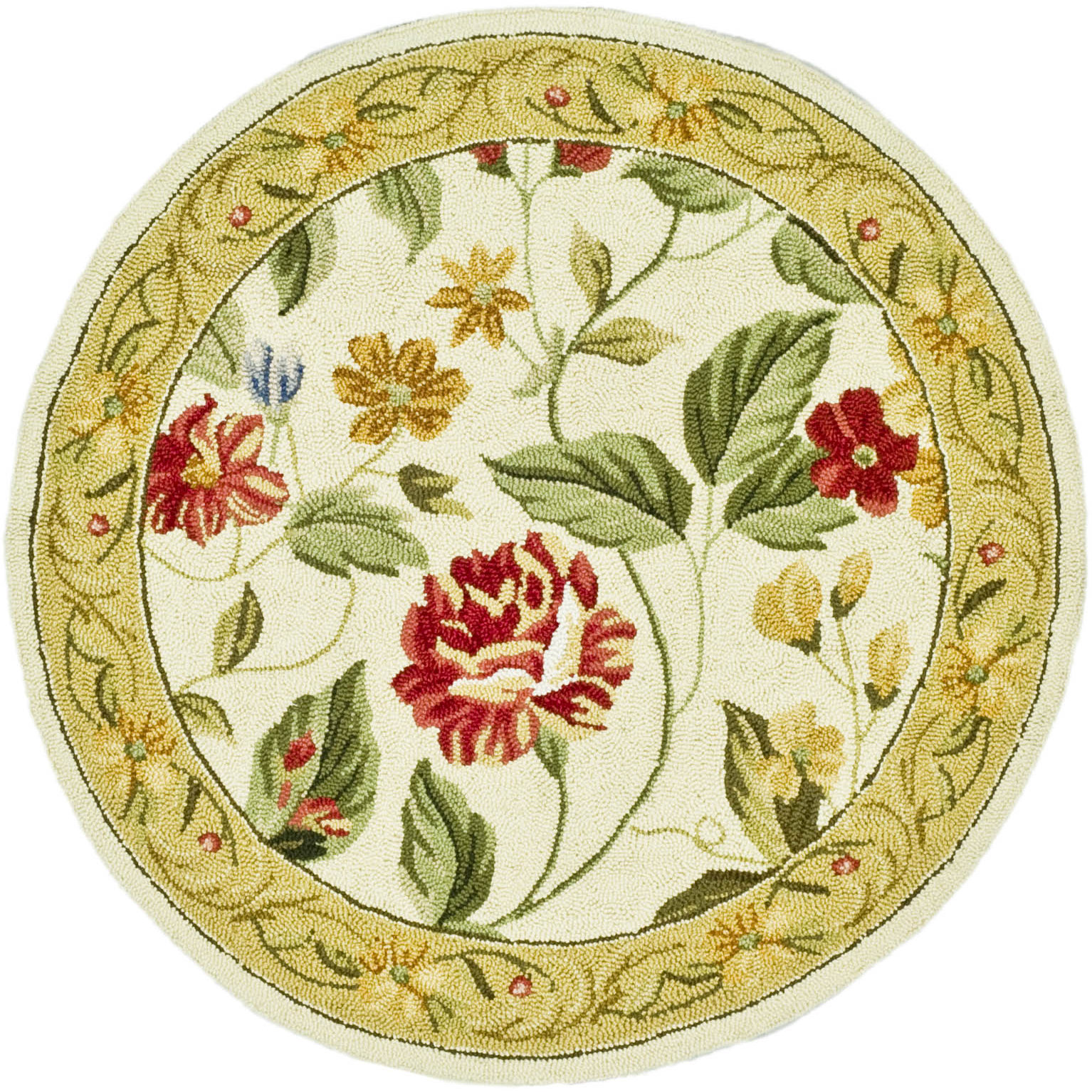 Chelsea Ivory Floral Area Rug Wayfair