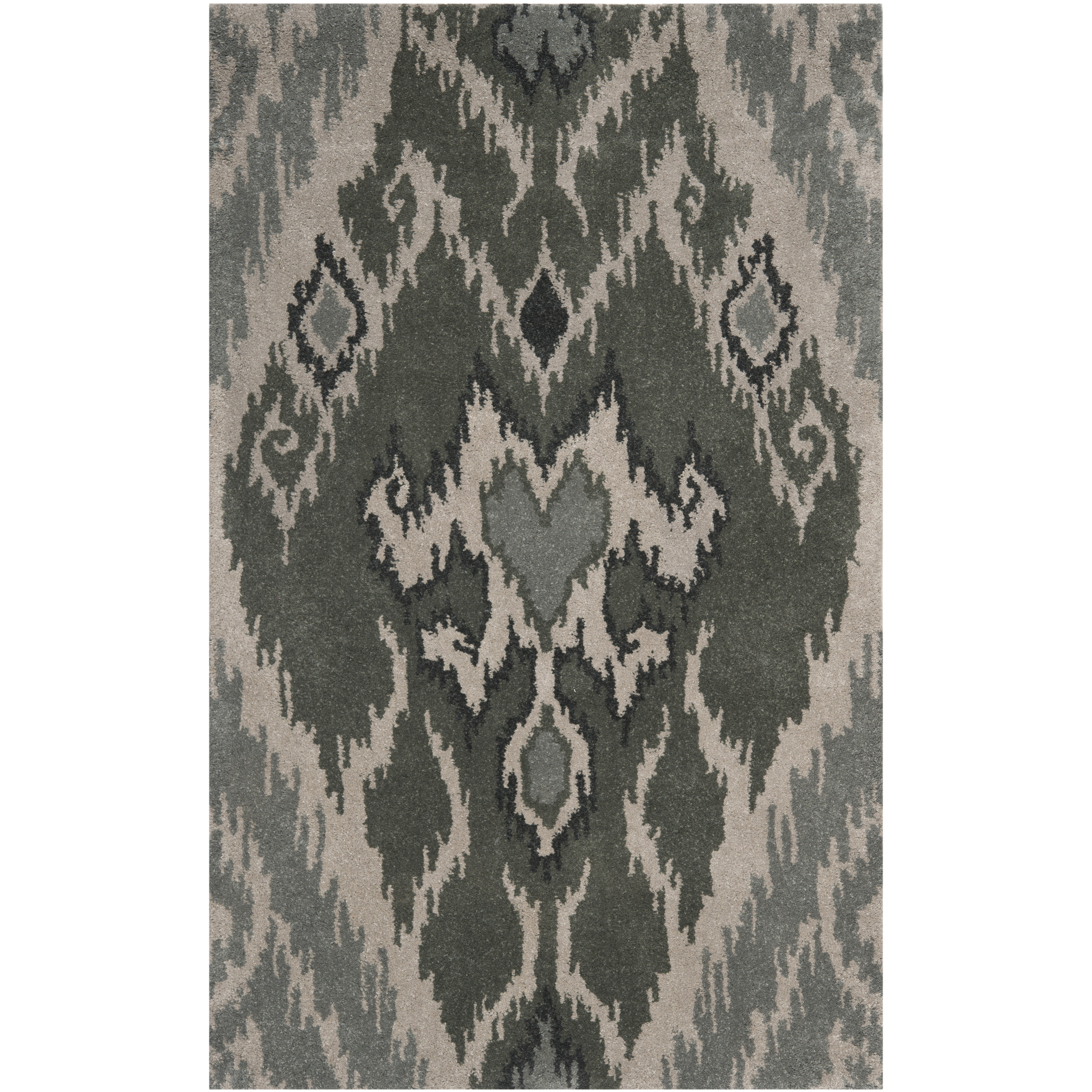 Capri Grey / Green Area Rug Wayfair