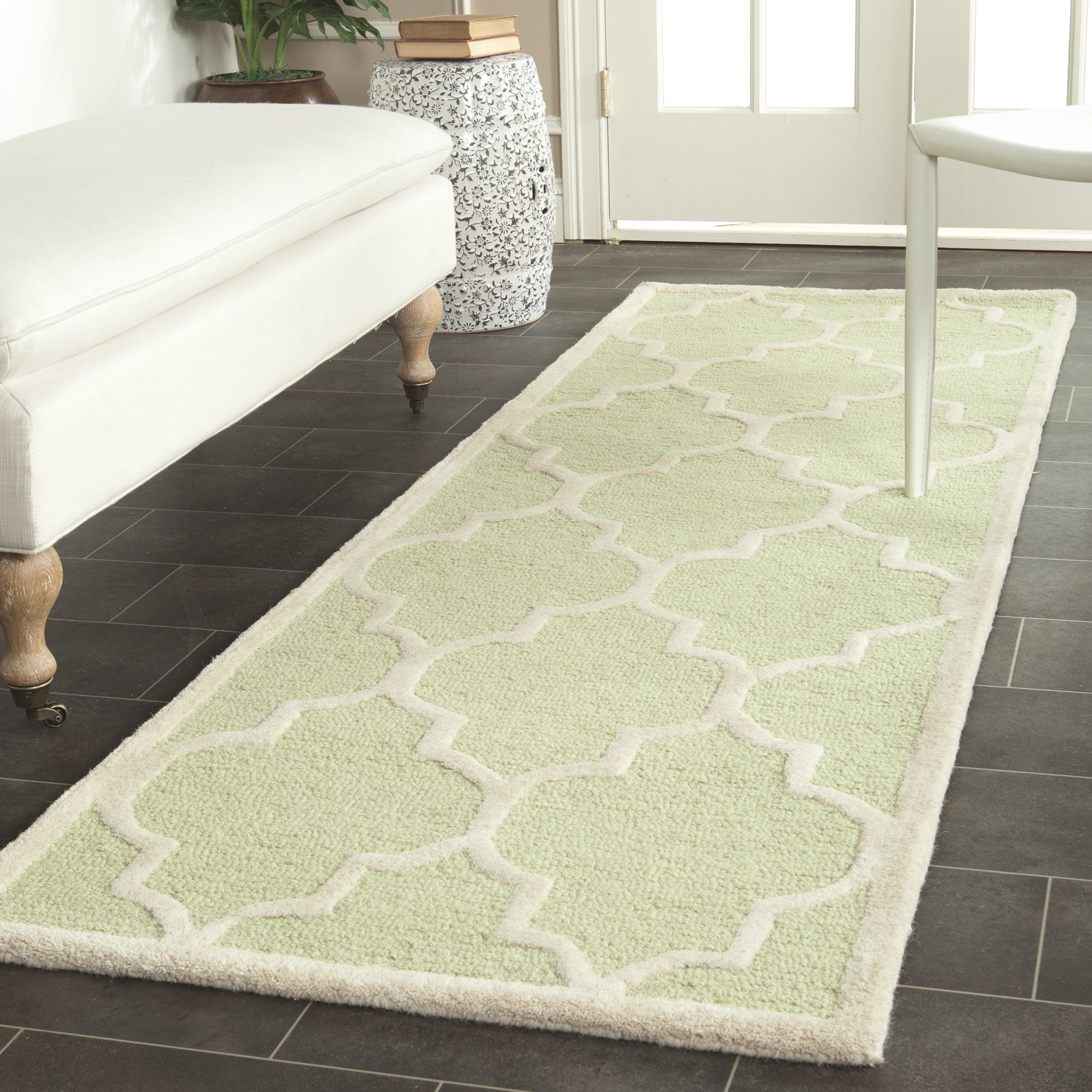 Safavieh Cambridge Light Green / Ivory Area Rug & Reviews Wayfair