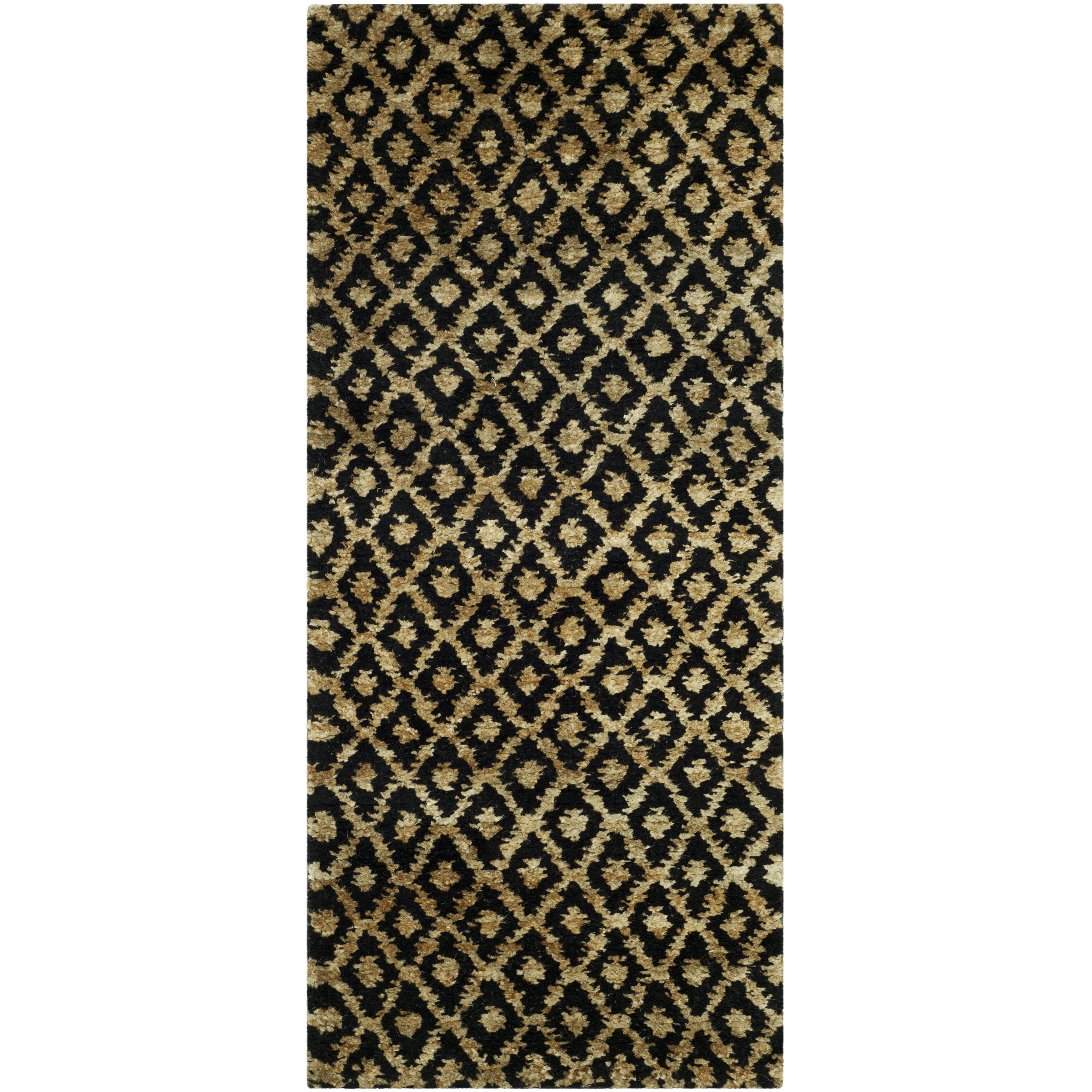 Bohemian Black/Gold Area Rug | Wayfair