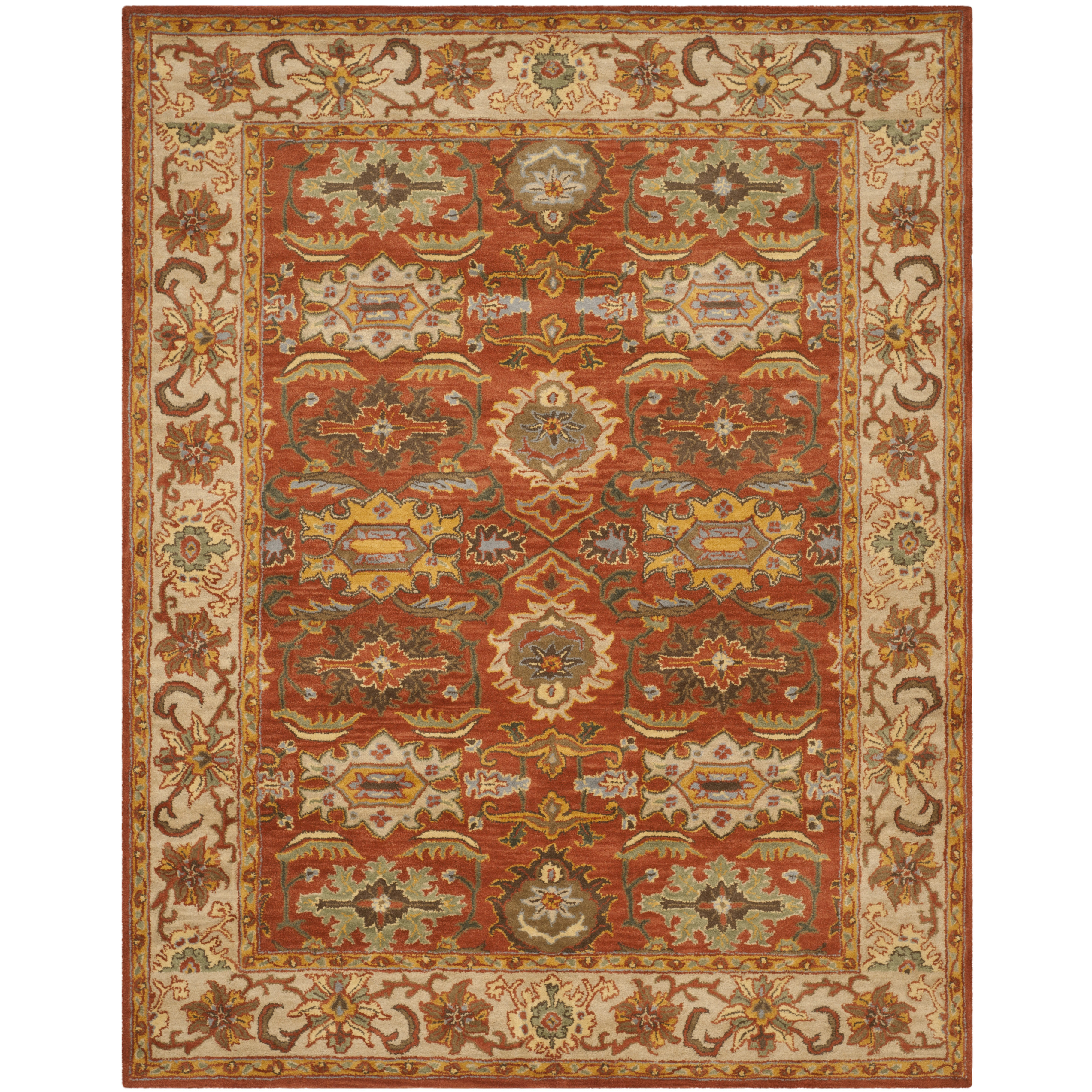 Safavieh Heritage Rust/Beige Oriental Area Rug & Reviews Wayfair