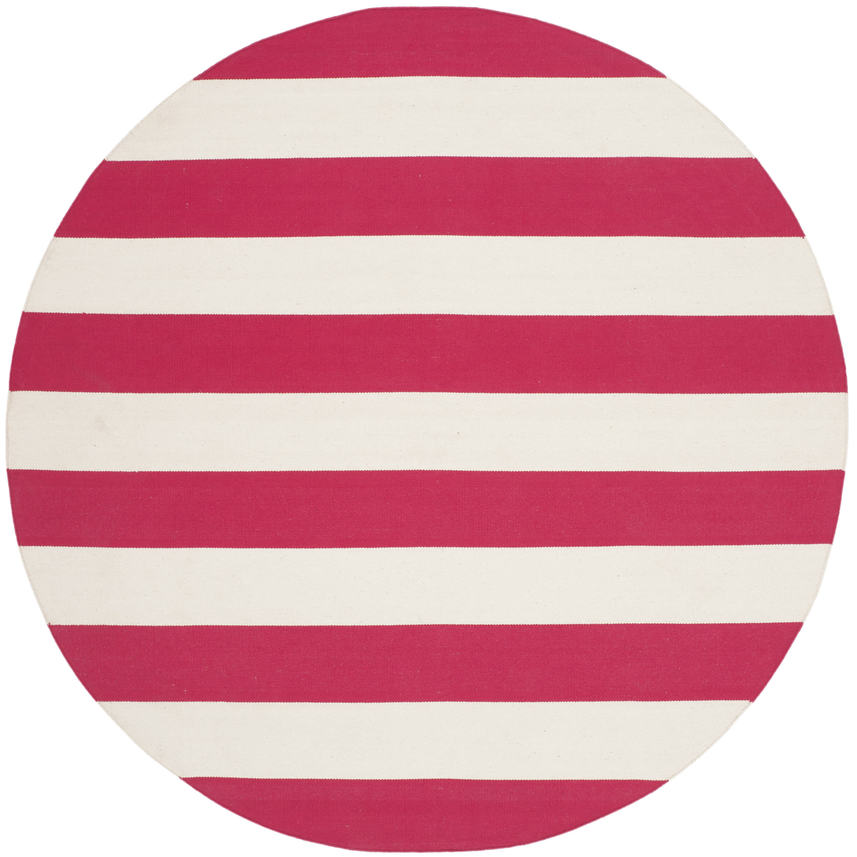 Safavieh Montauk Red & White Striped Contemporary Area Rug & Reviews