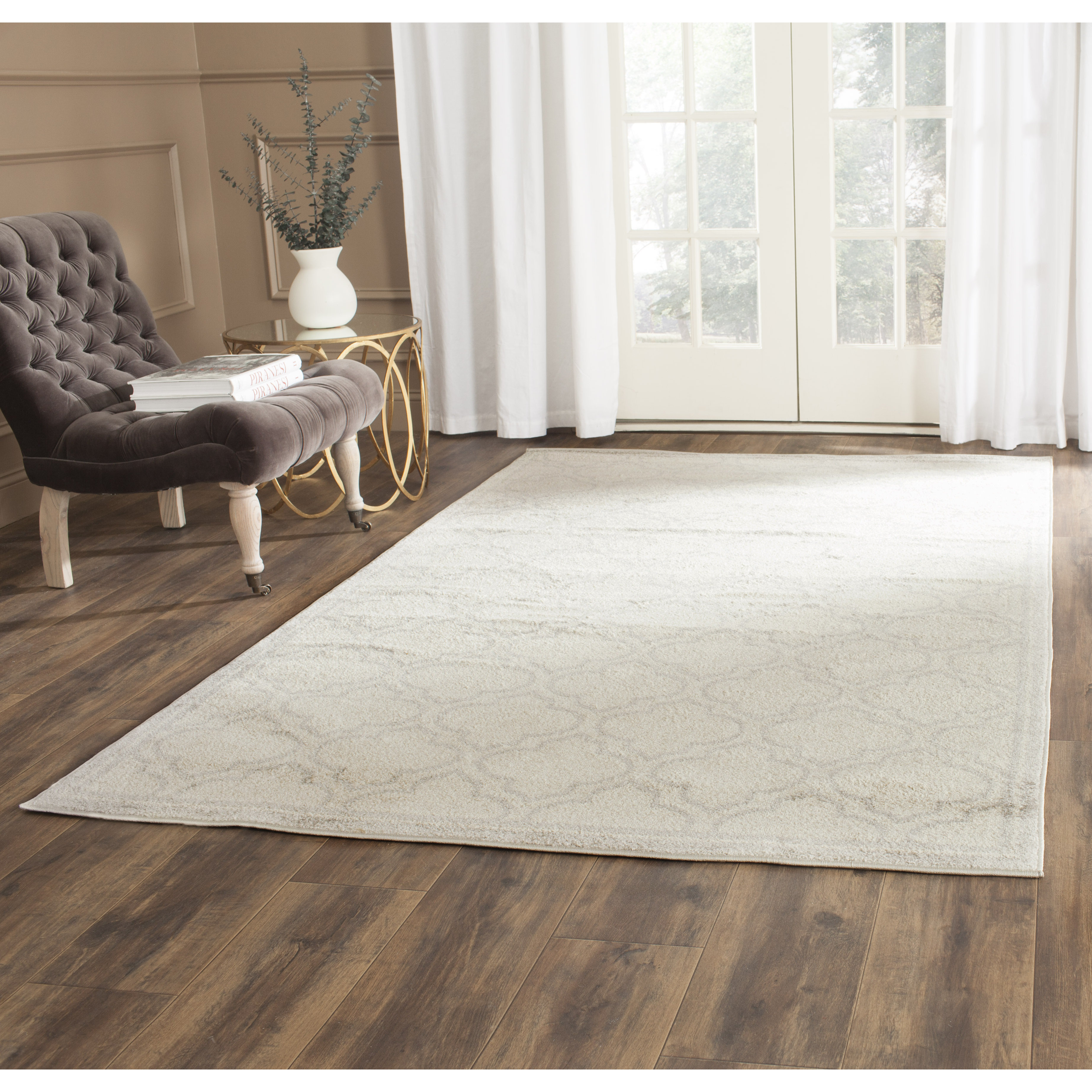 Amherst Light Grey Indoor/Outdoor Rug Wayfair