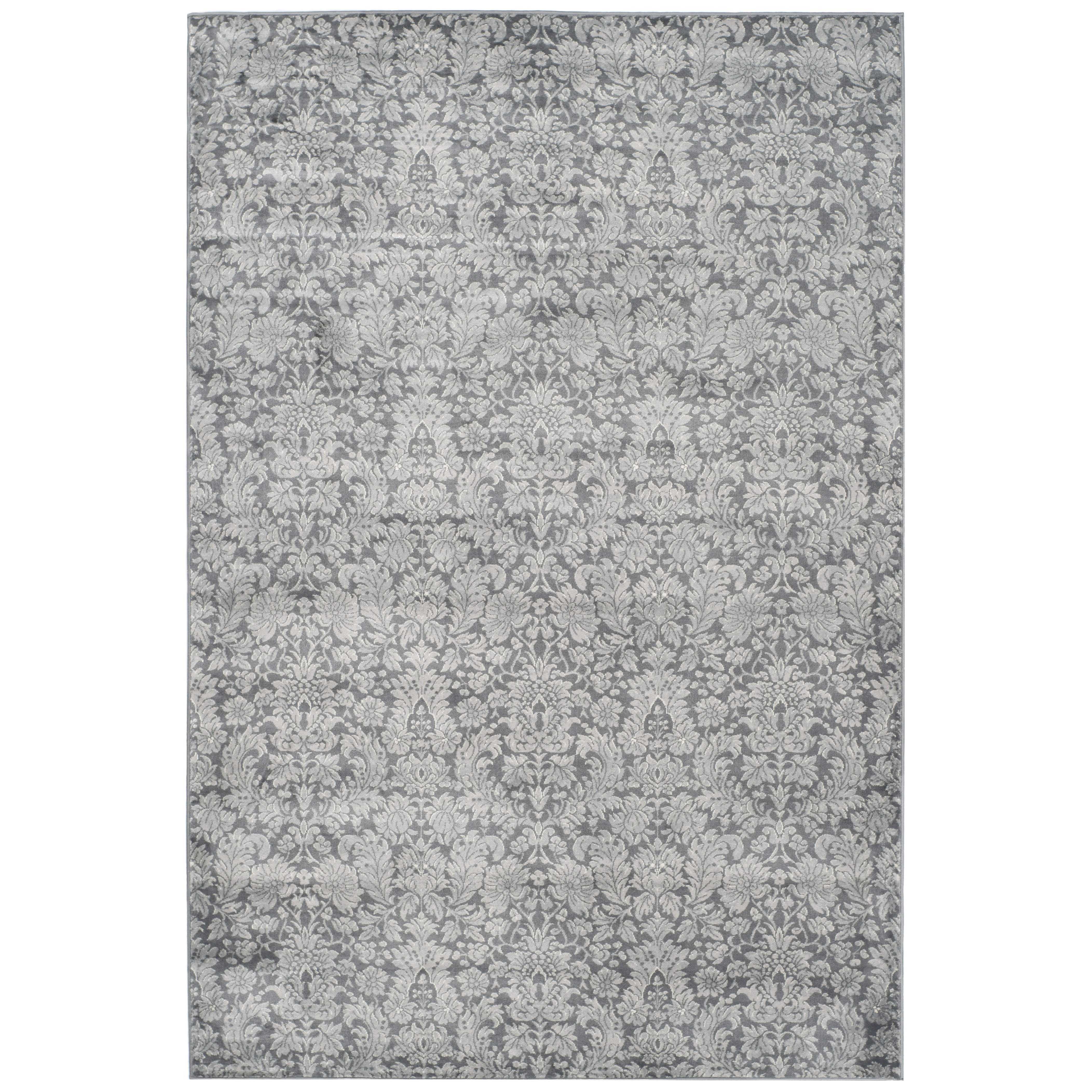 Vintage Dark Gray / Light Grey Area Rug Wayfair