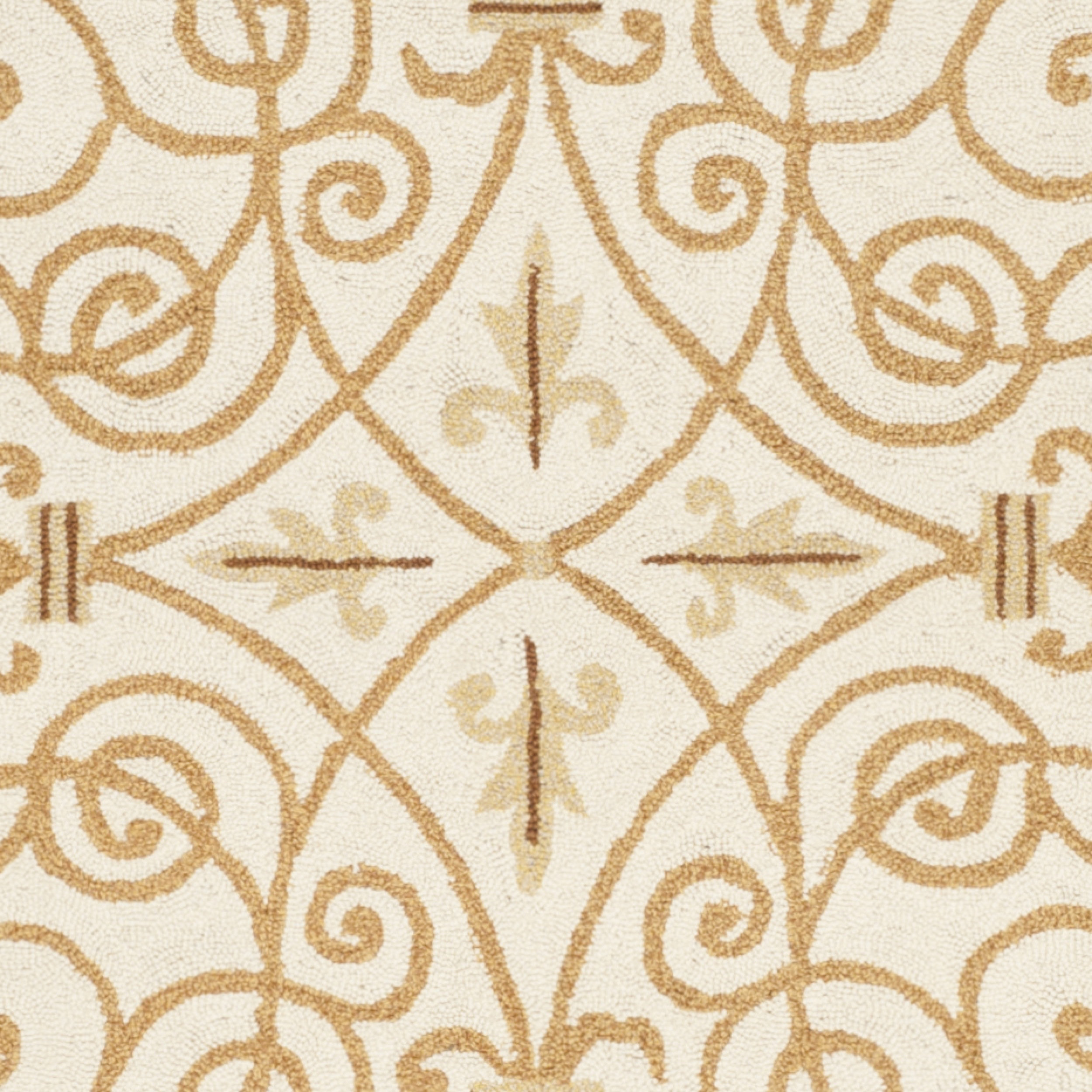 Chelsea Ivory & Gold Area Rug Wayfair