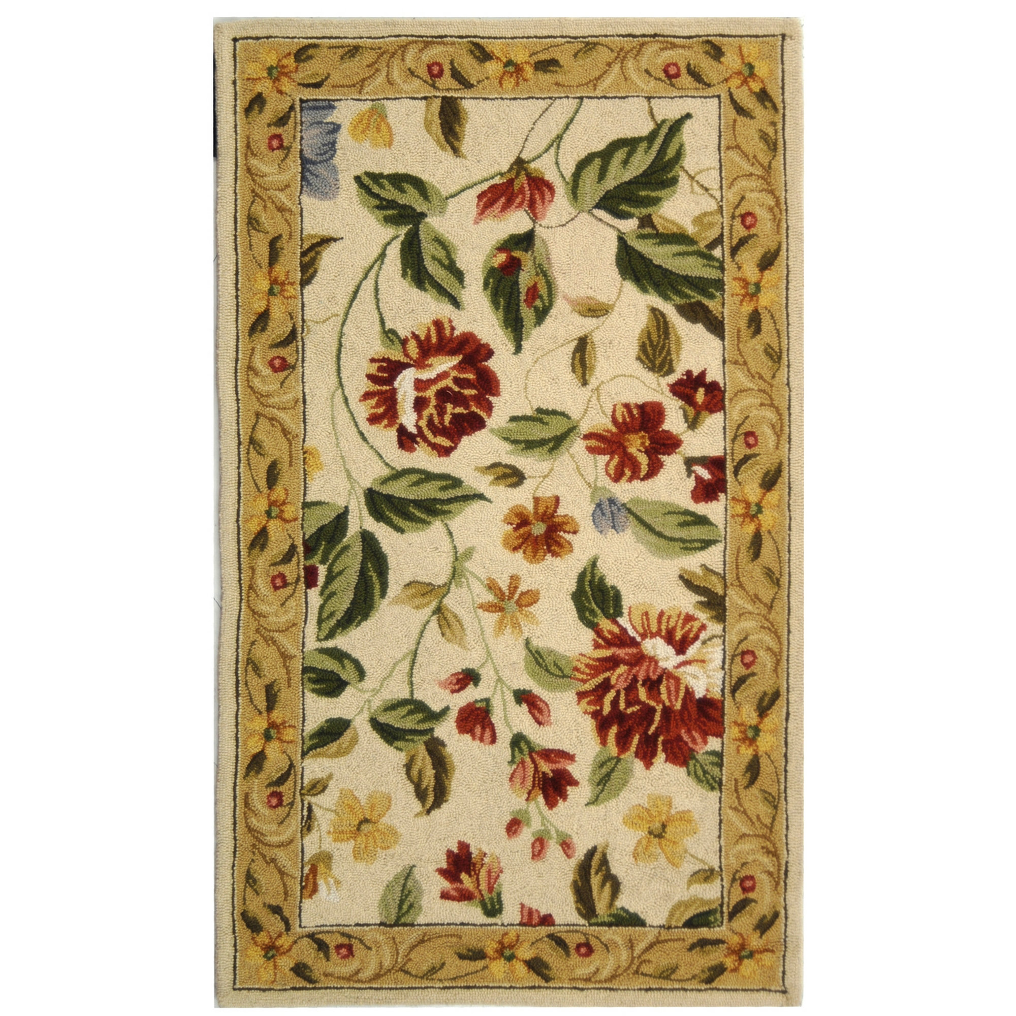 Chelsea Ivory Floral Area Rug Wayfair