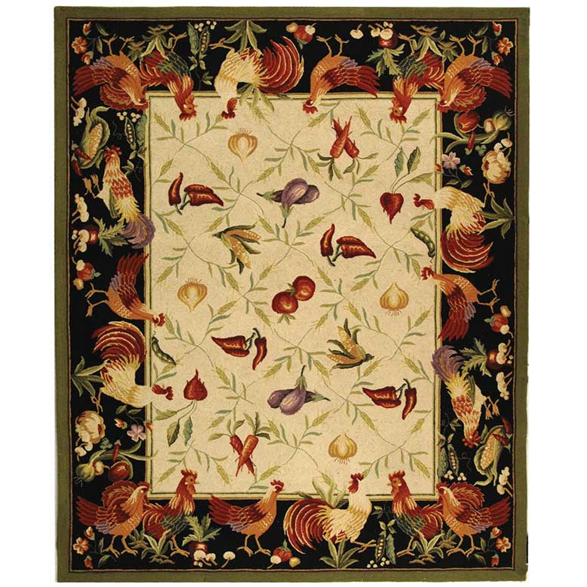 Chelsea Leaf and Chicken Novelty Area Rug Wayfair