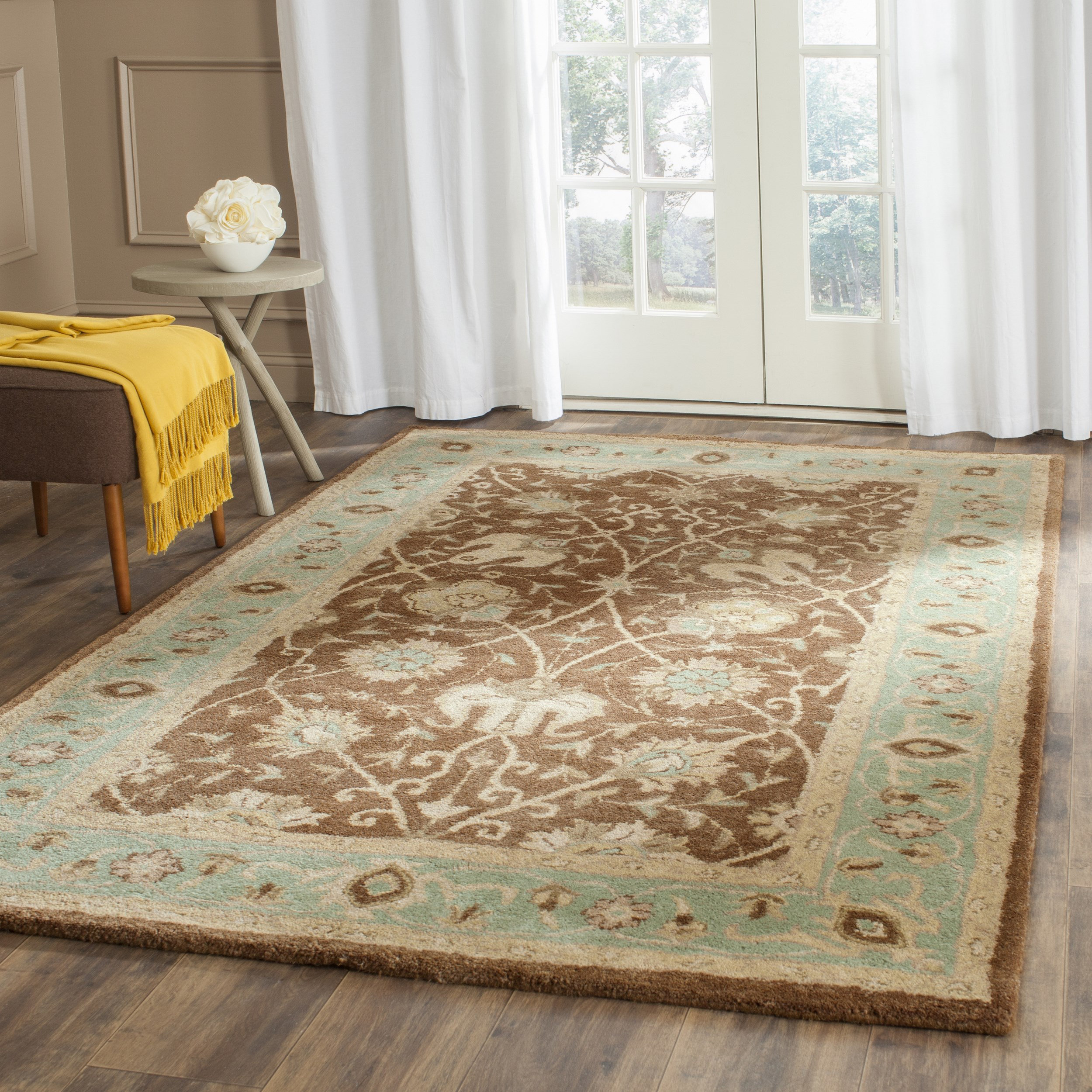Antiquities Brown/Green Area Rug Wayfair