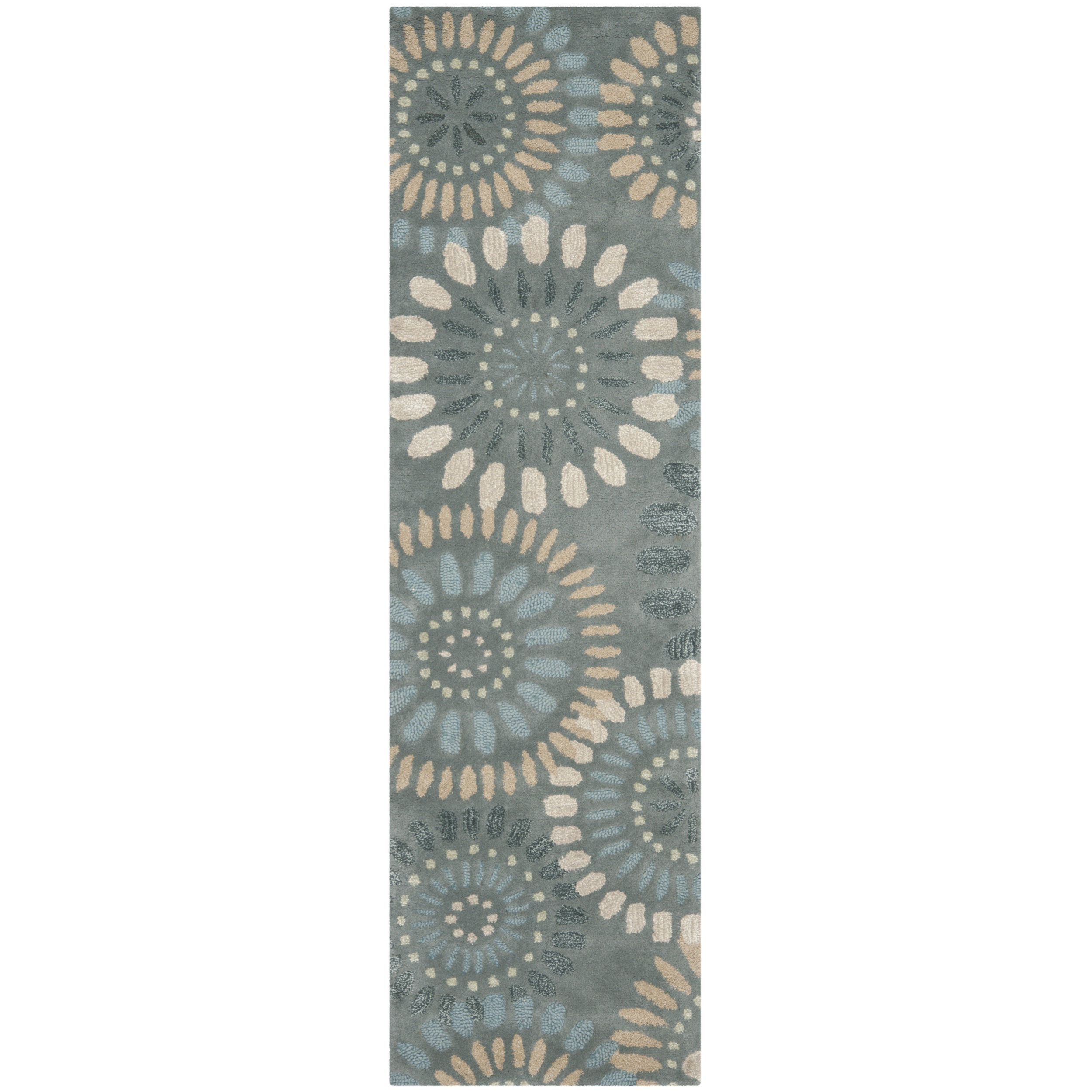 Safavieh Jardin Grey & Blue Floral Area Rug & Reviews Wayfair