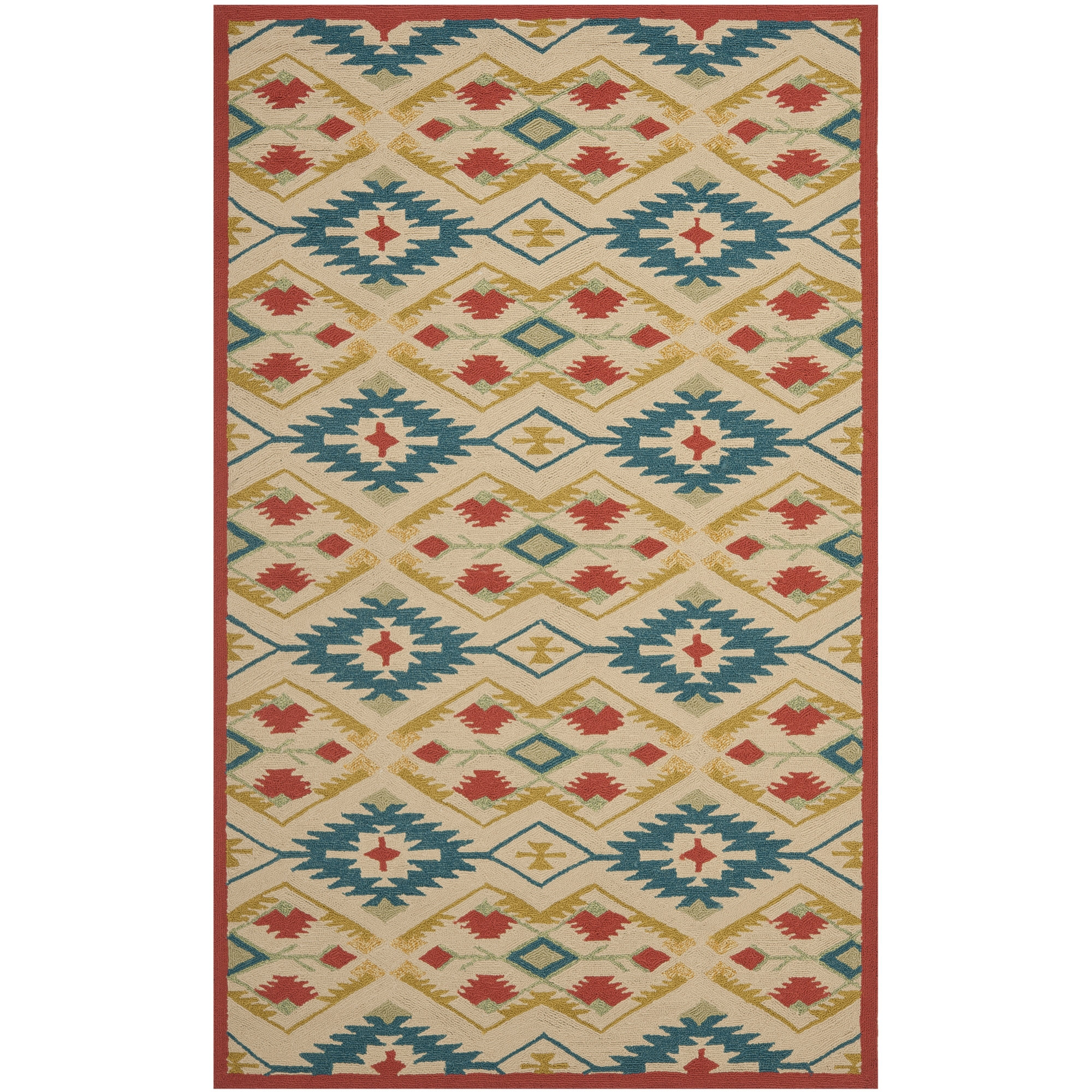 Four Seasons Yellow & Blue Area Rug II Wayfair