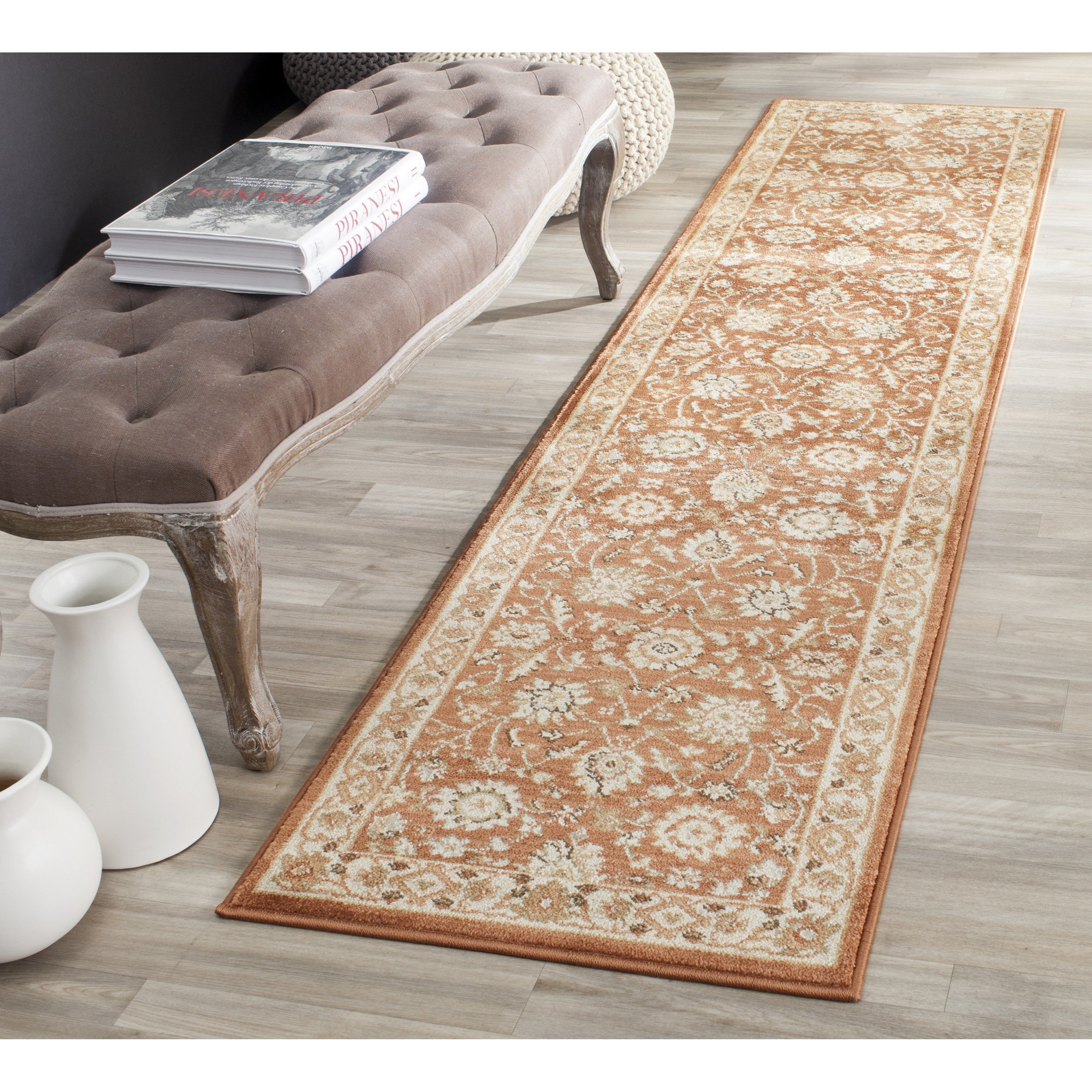 Safavieh Florenteen Rust/Ivory Area Rug & Reviews Wayfair