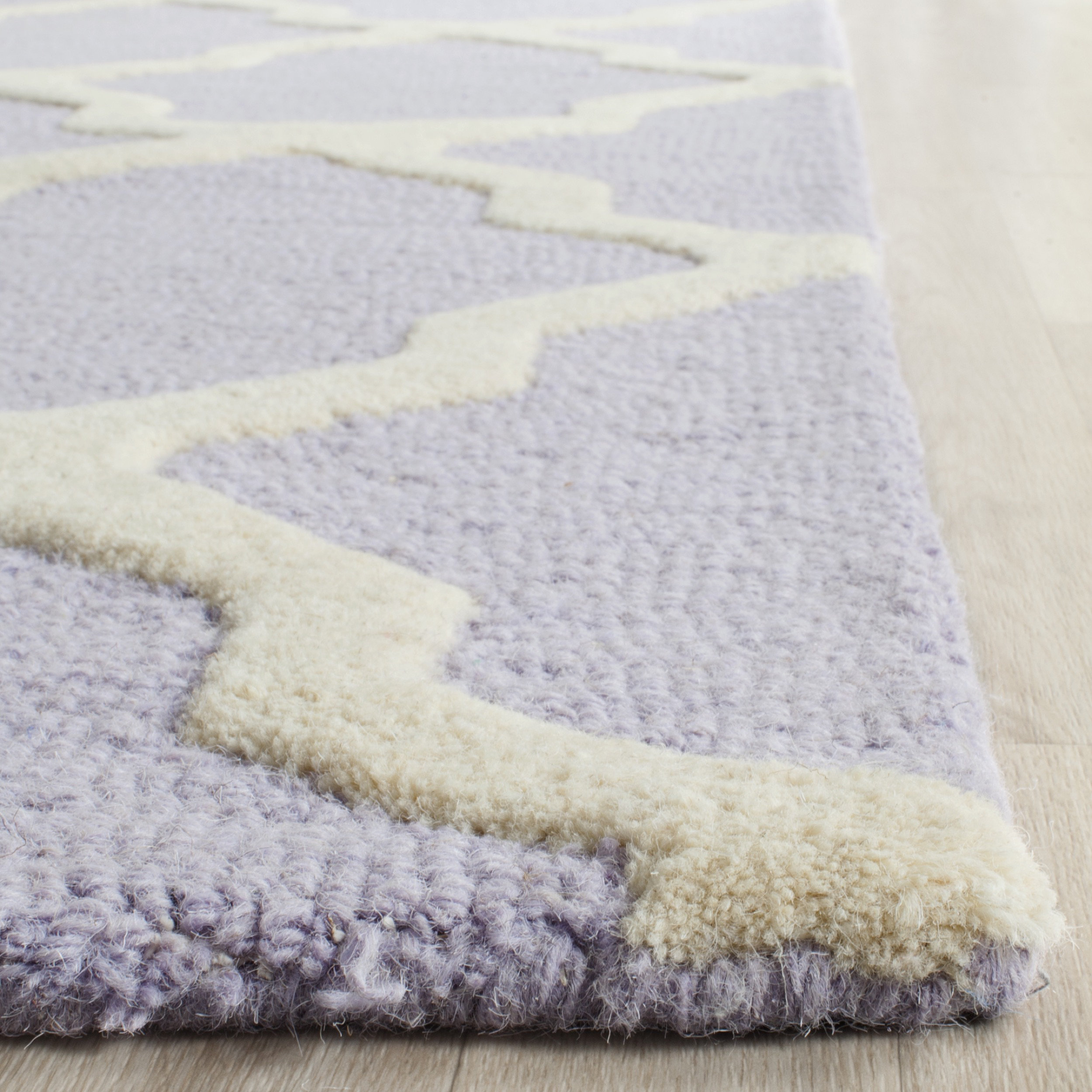 Cambridge Lavender & Ivory Area Rug Wayfair