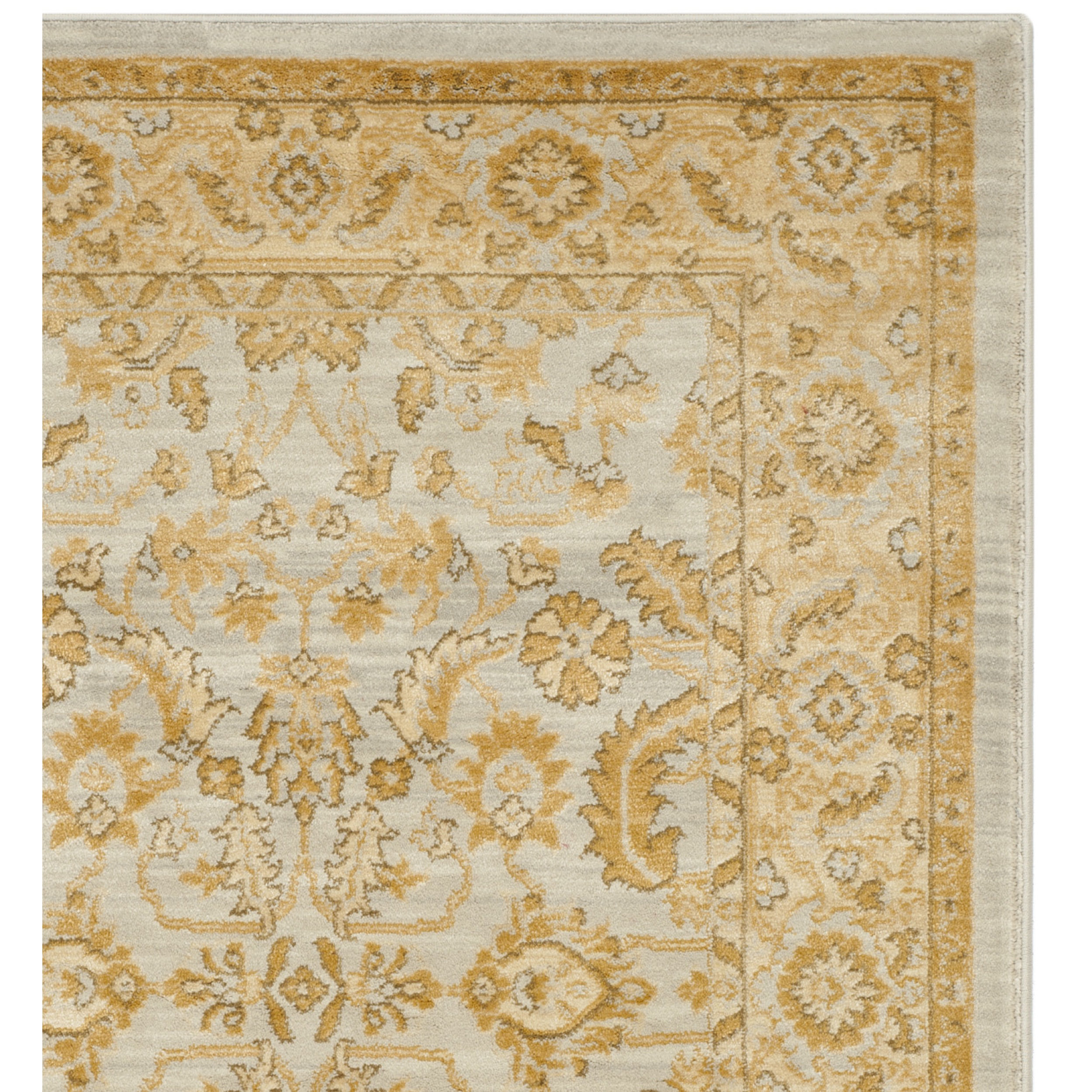 Austin Light Gray/Gold Area Rug Wayfair
