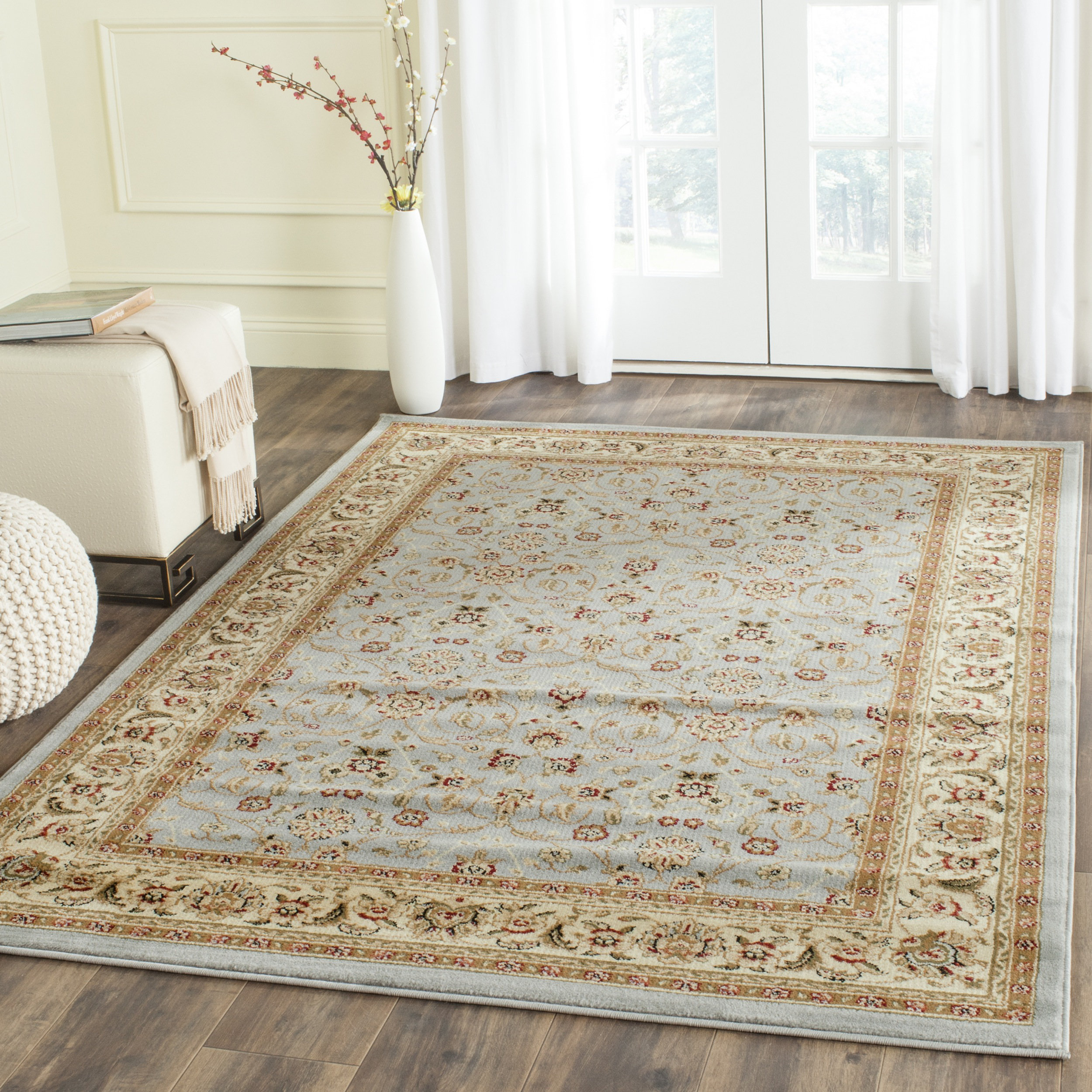 Safavieh Lyndhurst Light Blue/Ivory Area Rug & Reviews Wayfair