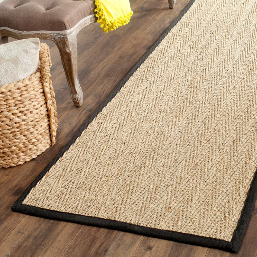 Natural Fiber Natural/Black Area Rug Wayfair