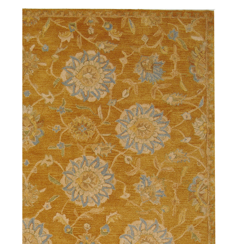 Safavieh Anatolia Gold/Blue Area Rug & Reviews Wayfair