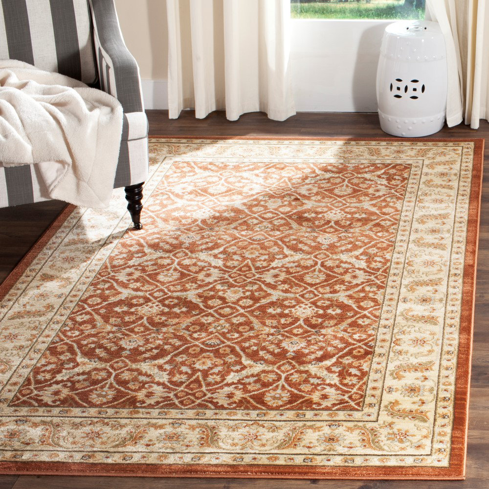 Safavieh Florenteen Rust/Ivory Area Rug & Reviews Wayfair