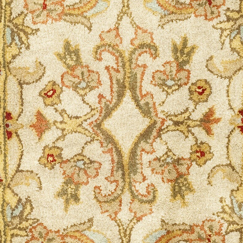 Classic Beige / Gold Area Rug | Wayfair