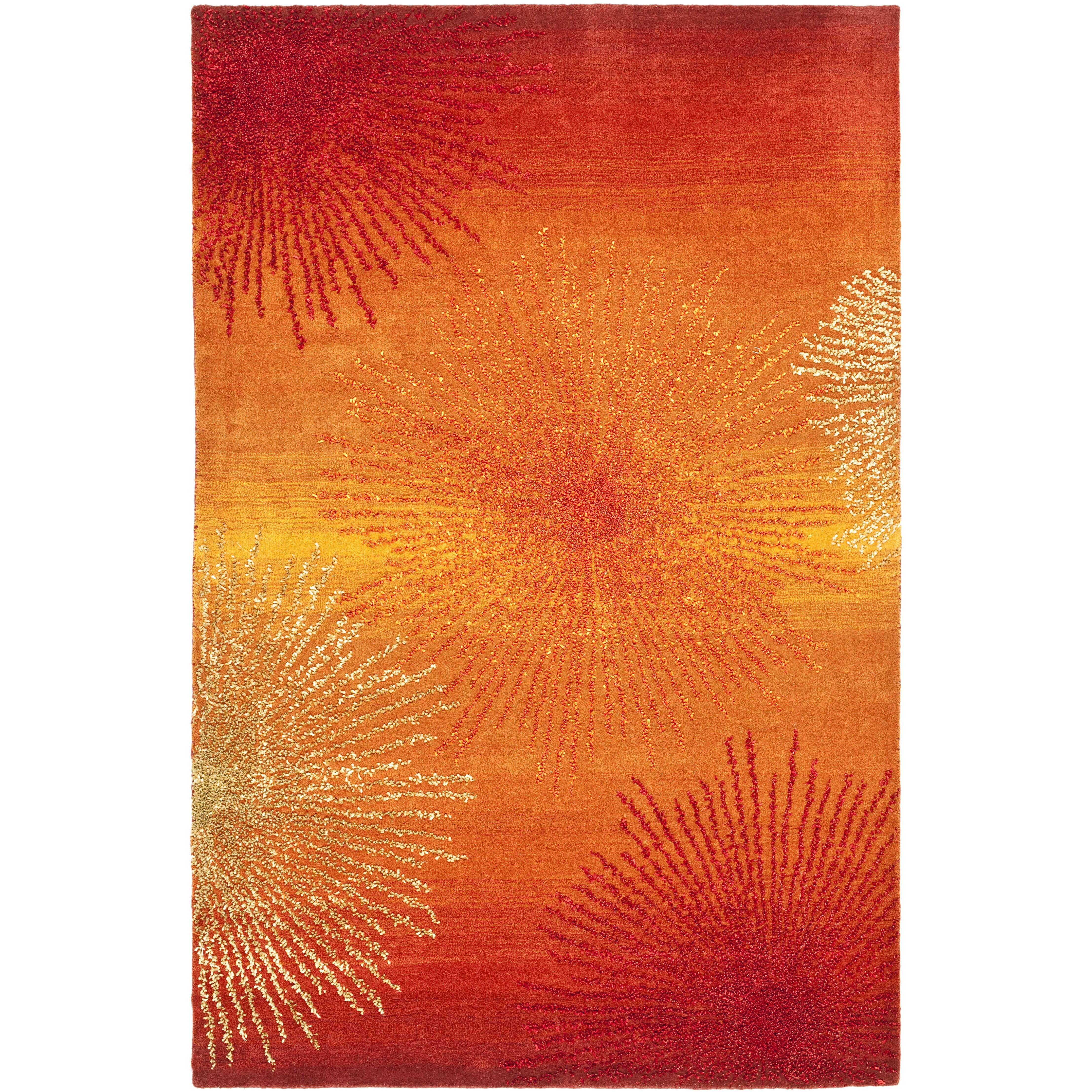 Soho Rust Orange Area Rug Wayfair