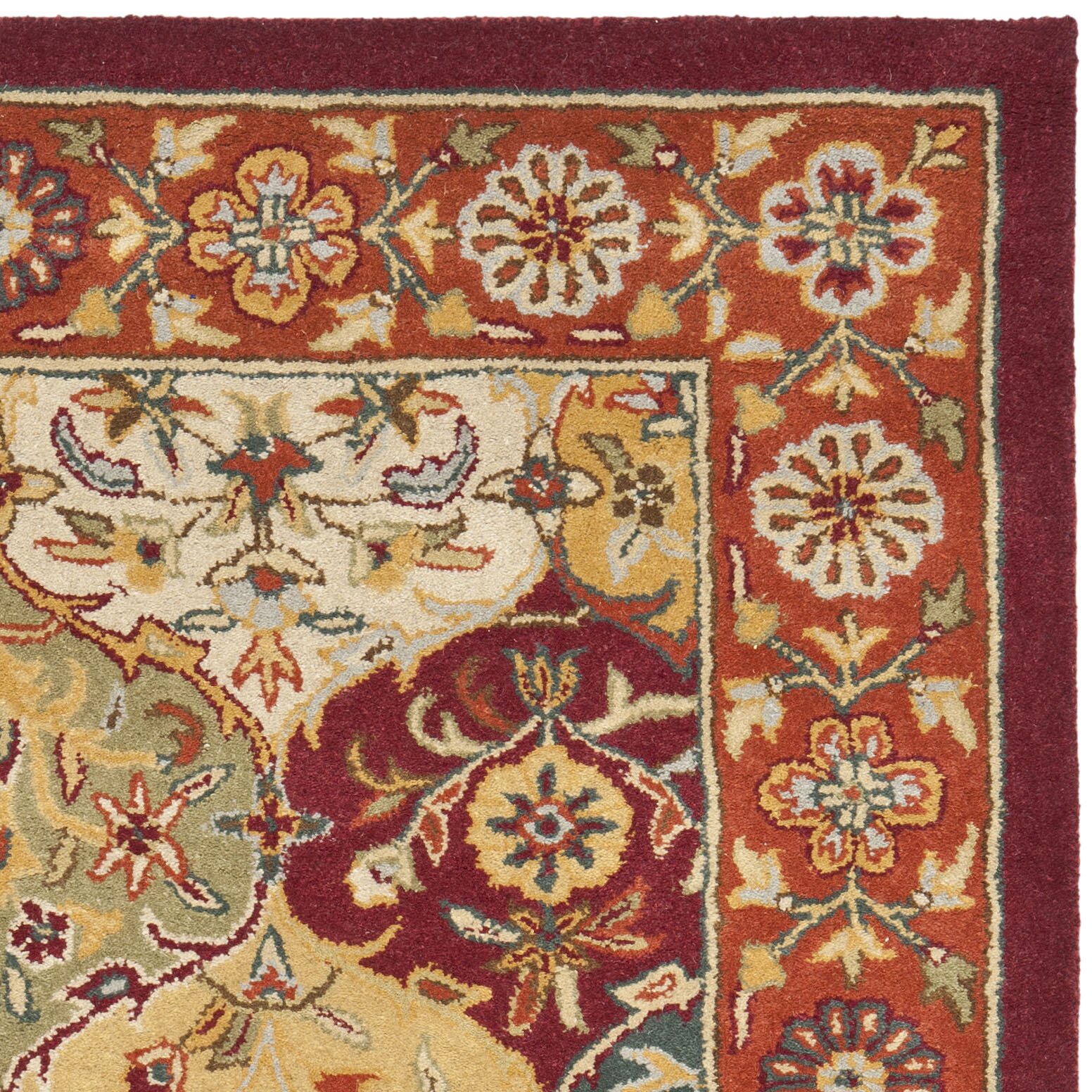 Safavieh Heritage Orange Area Rug & Reviews | Wayfair