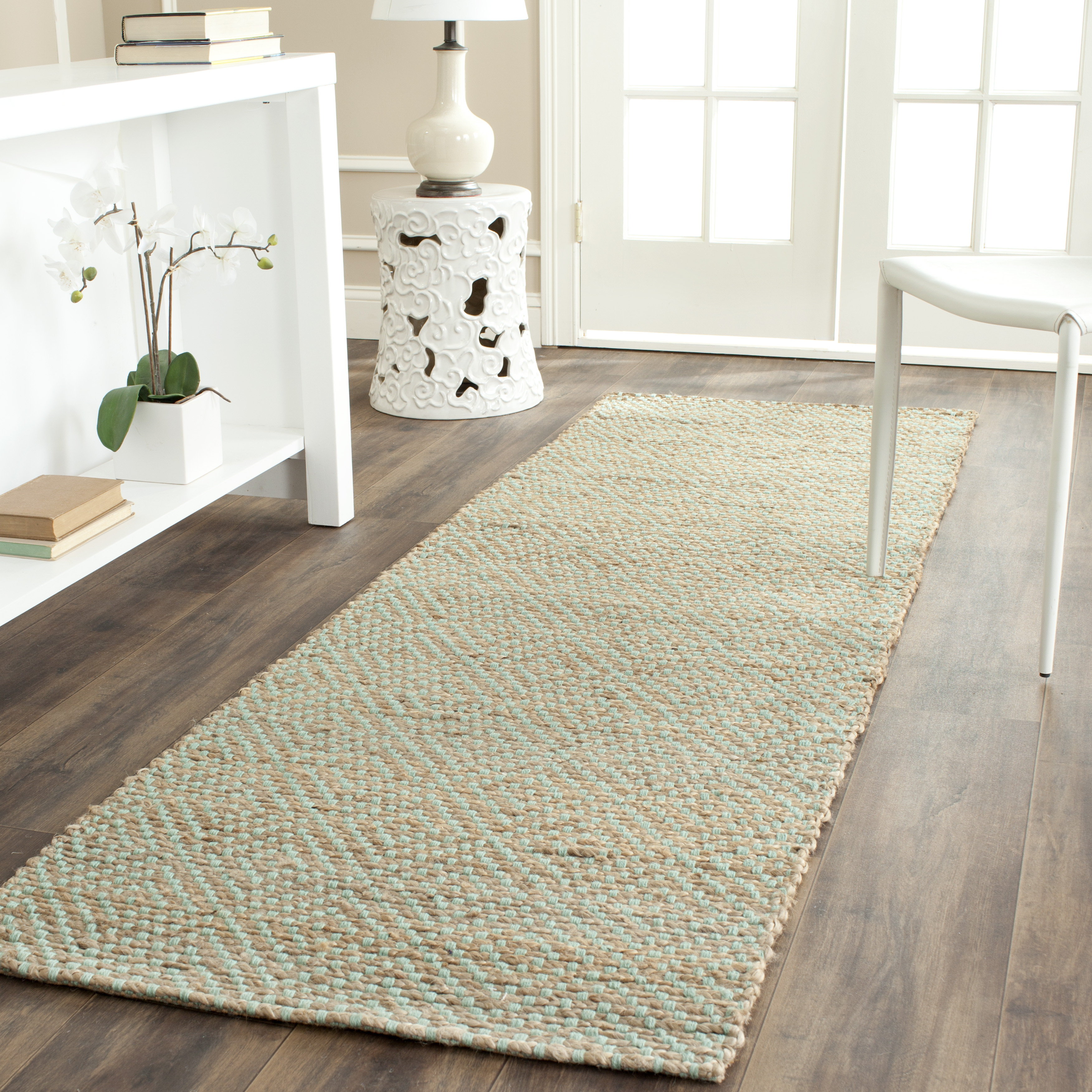Safavieh Natural Fibre Natural/Mint Green Indoor Area Rug & Reviews Wayfair.ca