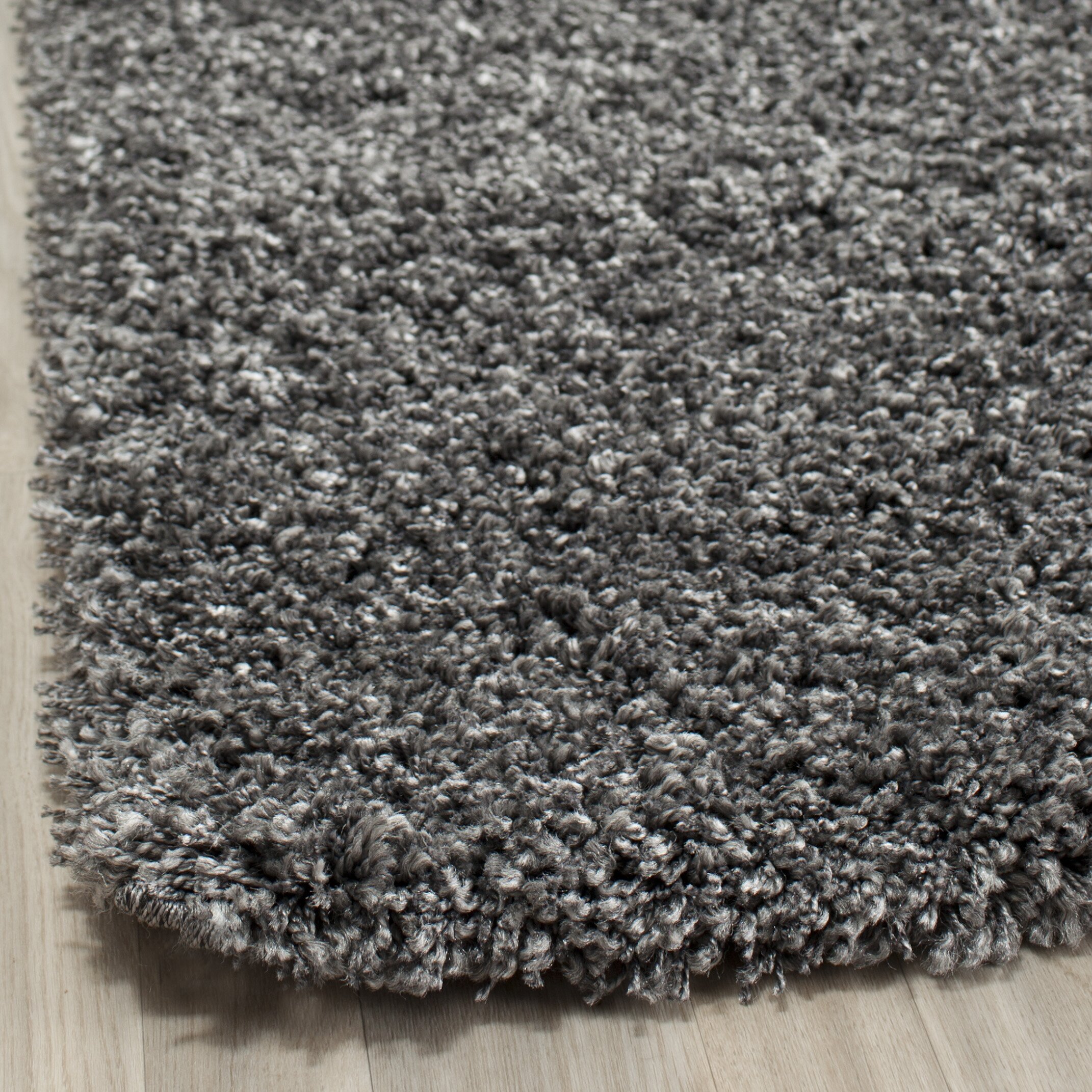 Safavieh Shag Dark Grey Area Rug & Reviews | Wayfair