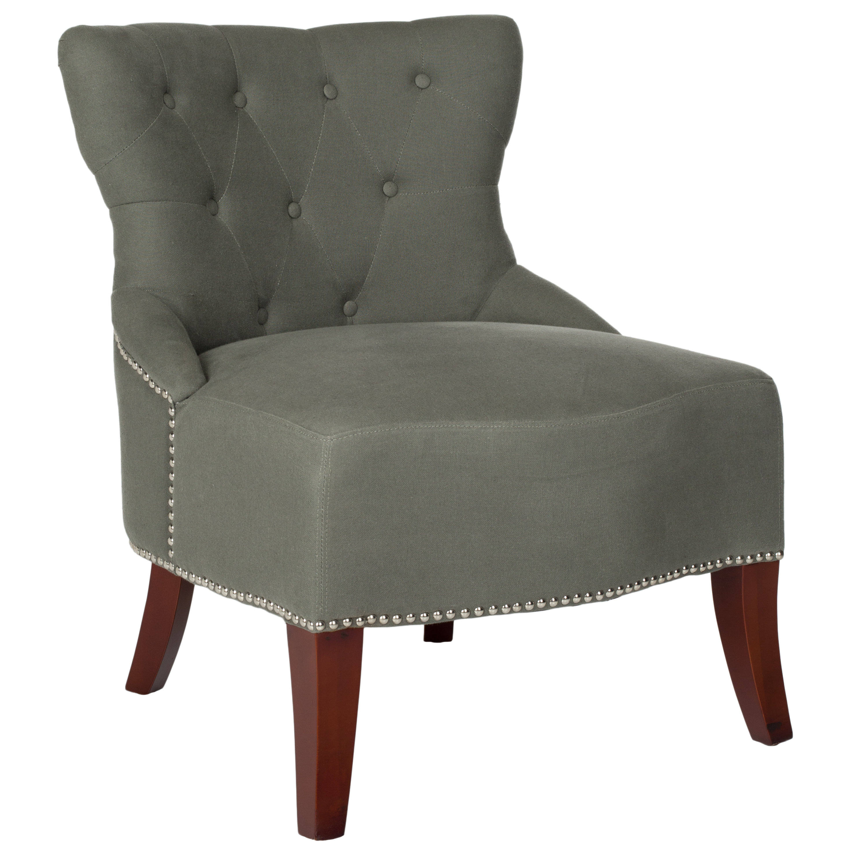 Safavieh Zachary Tufted Living Room Side Chair & Reviews Wayfair