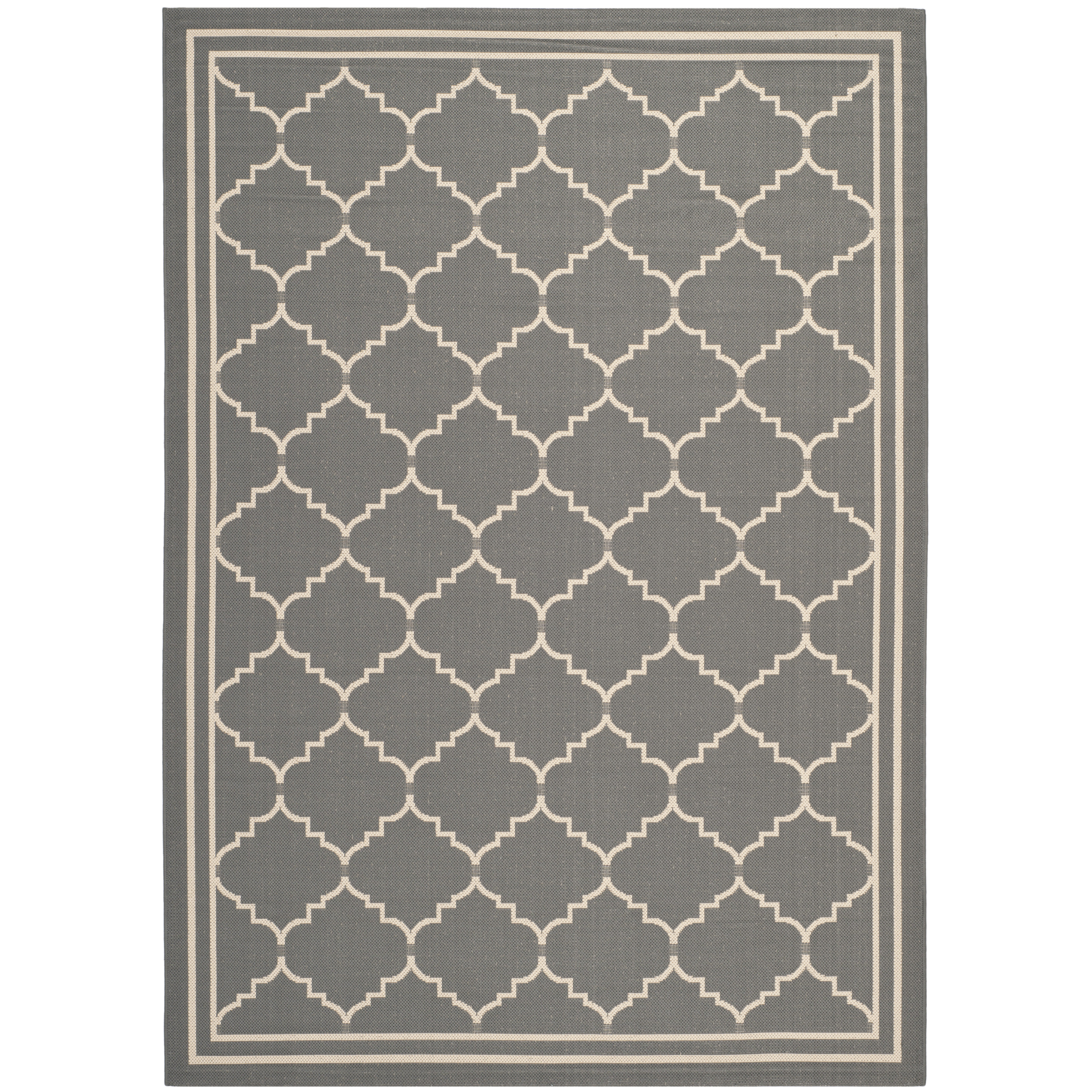 Safavieh Courtyard Grey / Beige Outdoor Rug & Reviews Wayfair