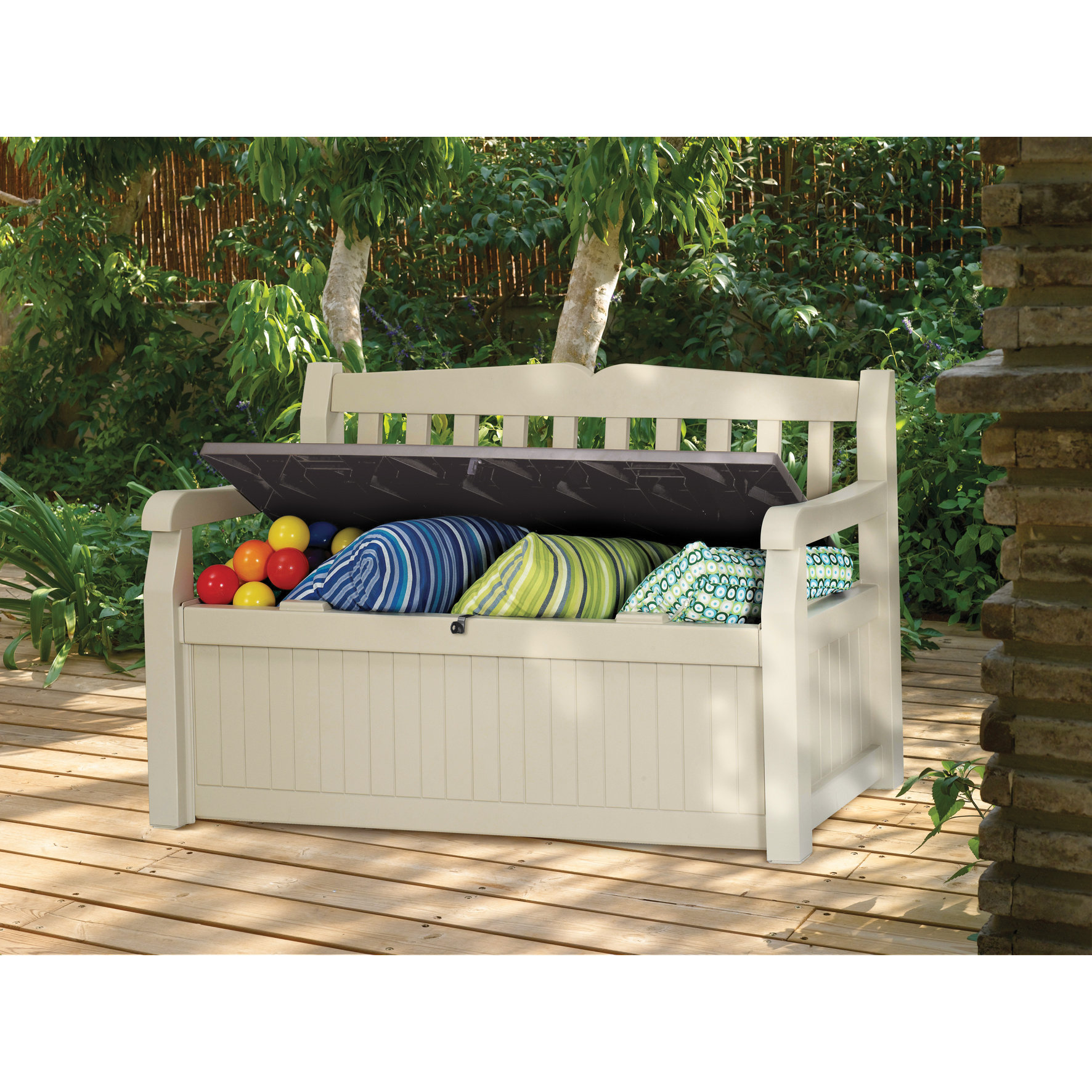 Keter All Weather Outdoor 70 Gallon Storage Bench & Reviews Wayfair