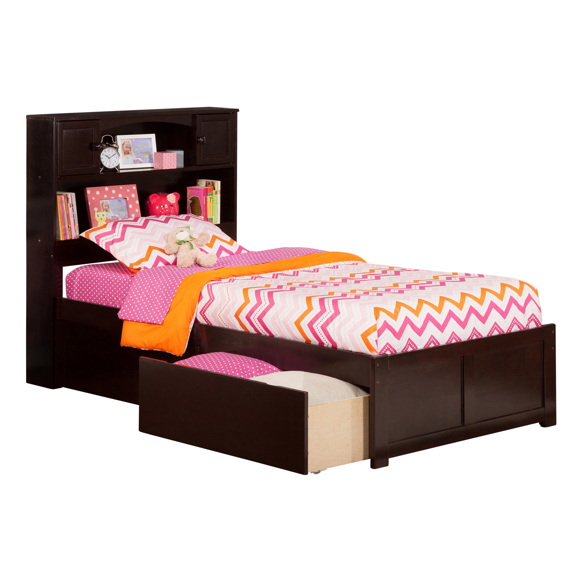 Newport Extra Long Twin Platform Bed with Storage | Wayfair