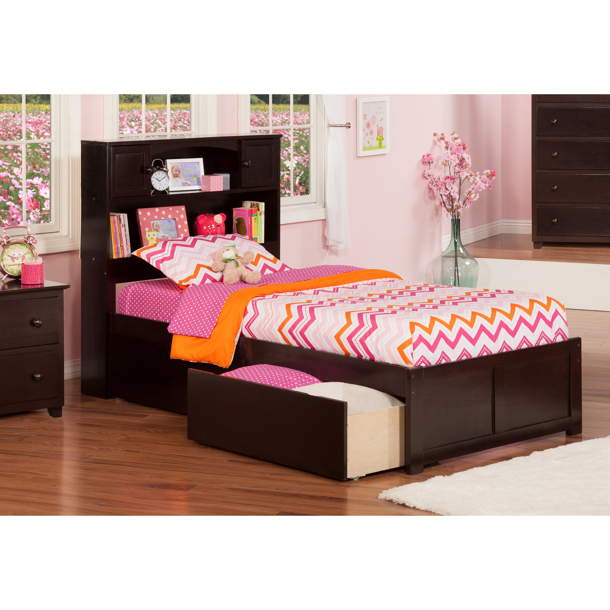 Newport Extra Long Twin Platform Bed with Storage Wayfair