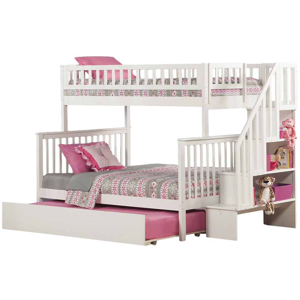 Atlantic Furniture Woodland Twin Over Full with Twin ...