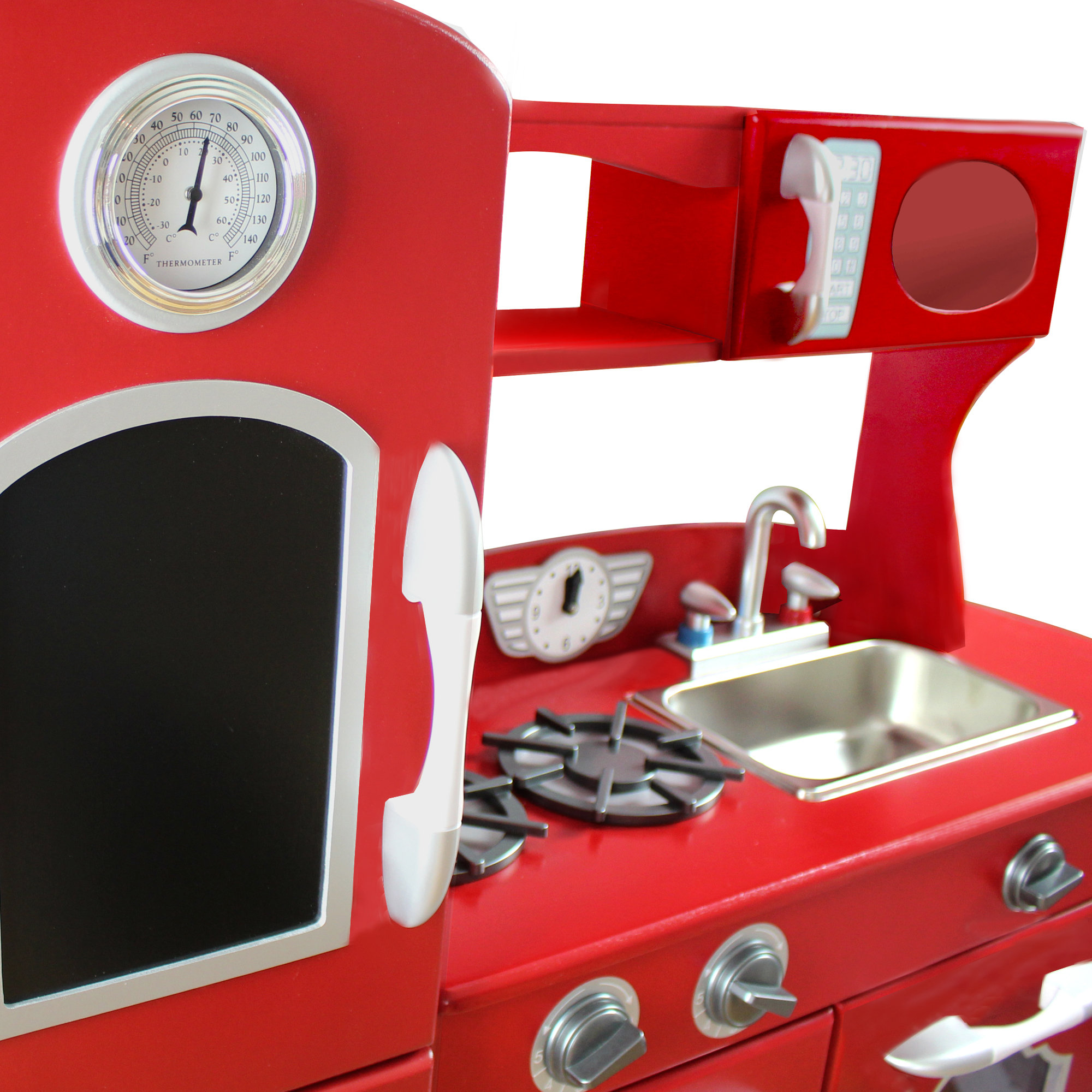 Wooden Play Kitchen Set Wayfair