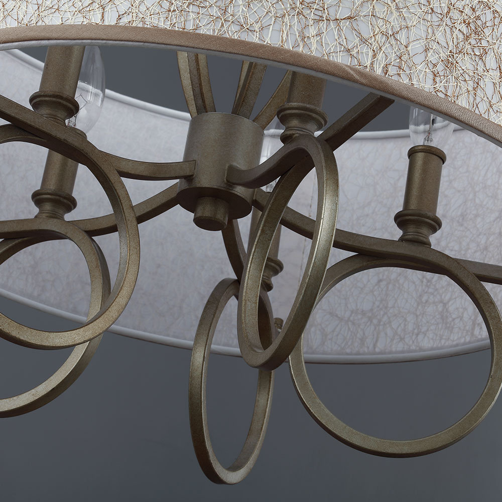 Parchment Park 5 Light Drum Chandelier Wayfair